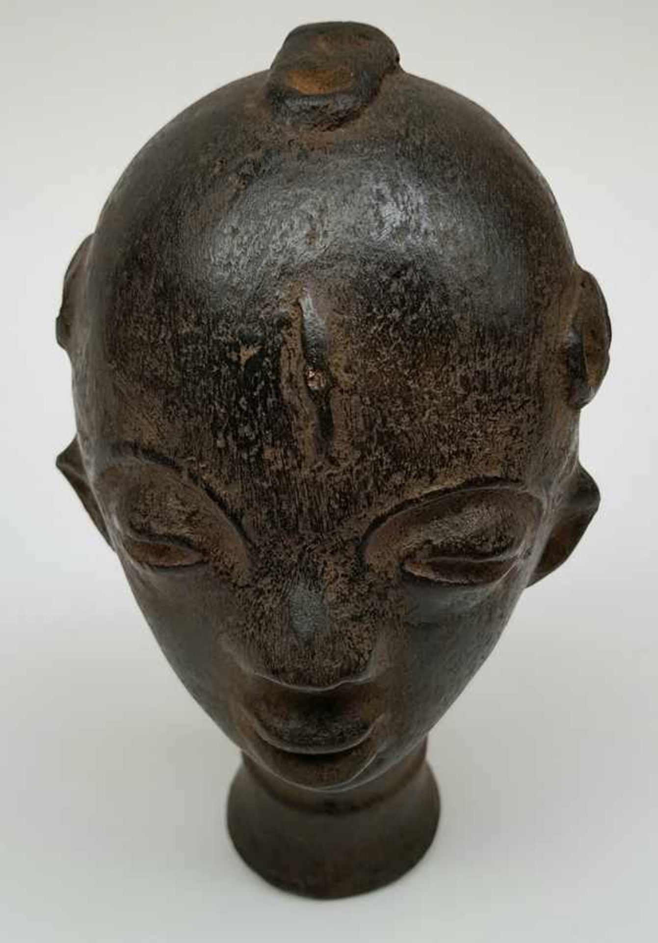 (Etnografica) Terracotta, Ashanti hoofd, Chana Afrika.Terracotta, Ashanti hoofd, Chana Afrika. - Bild 5 aus 9
