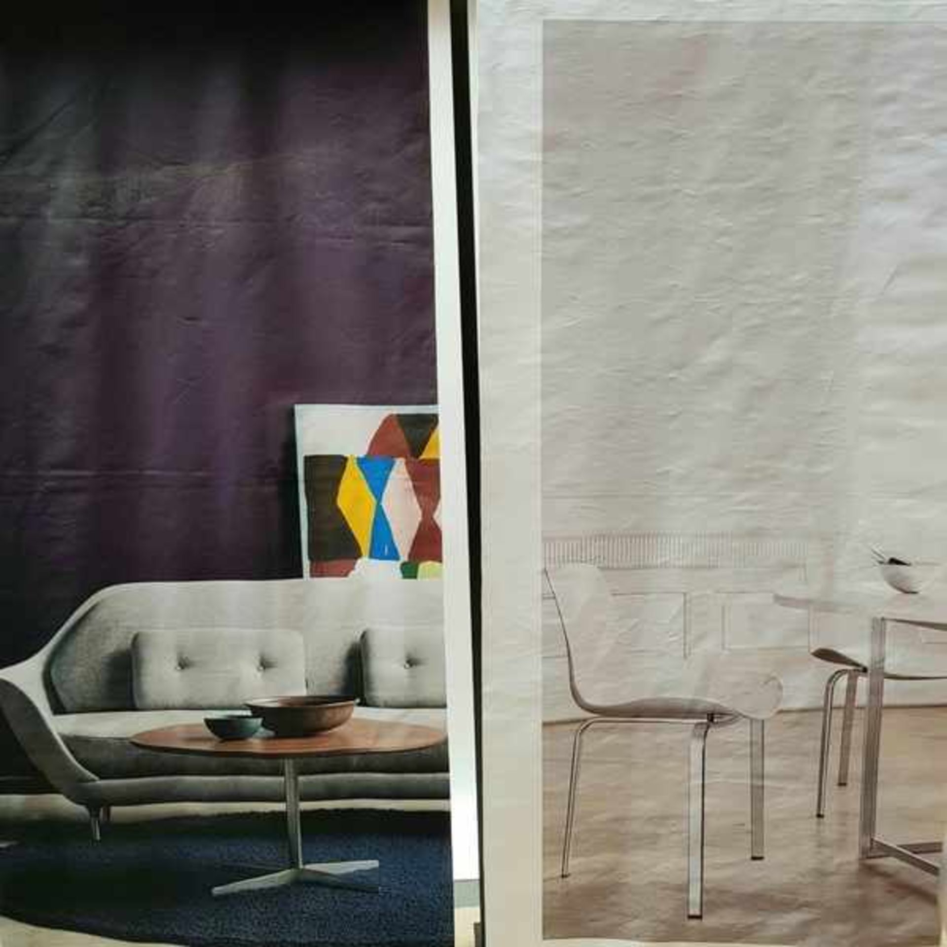 (Design) Banners Fritz HansenPromotiemateriaal van Fritz Hansen. De banners zijn ongelijk. Conditie: