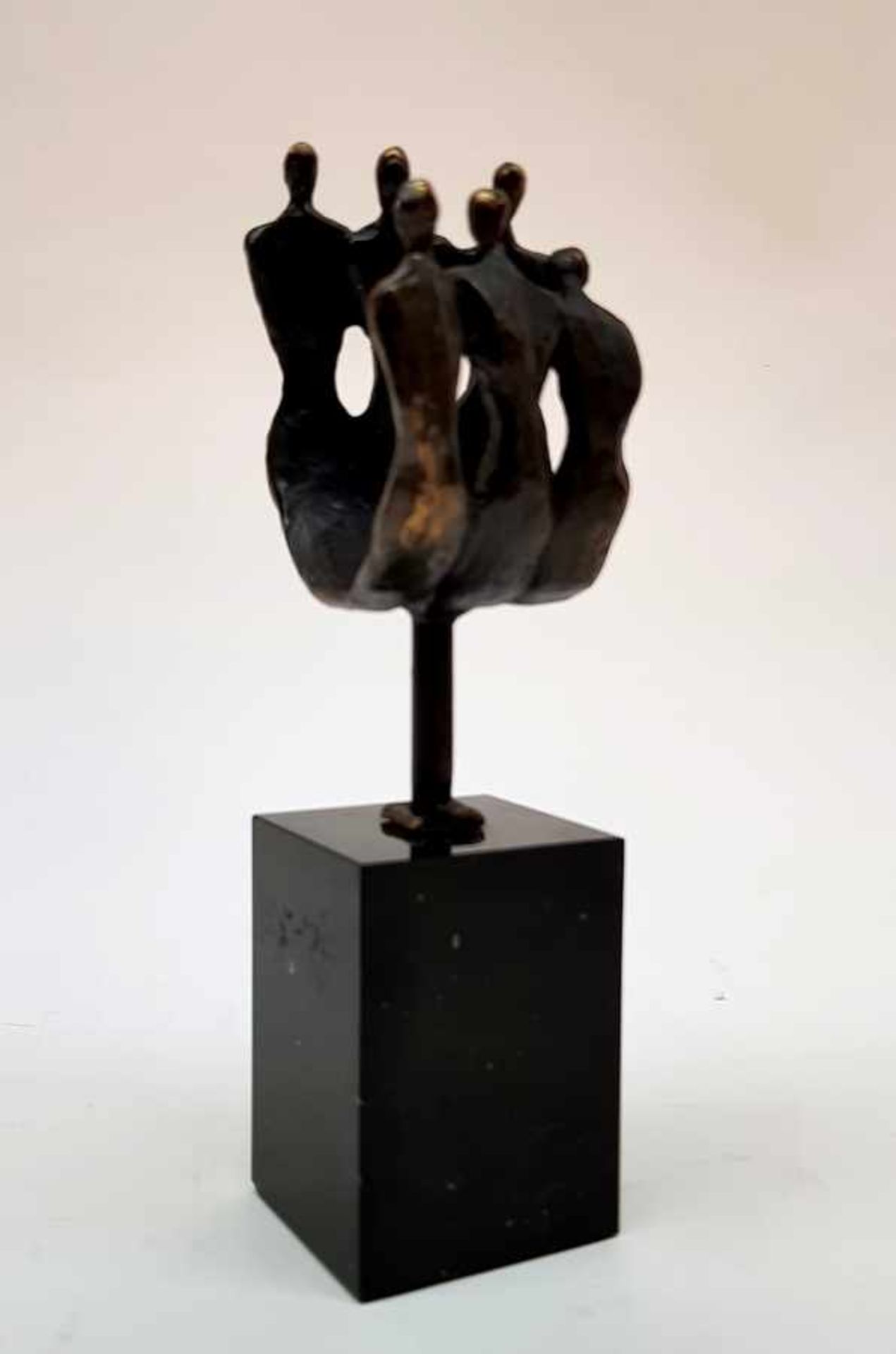 (Kunst) Beelden brons, gesigneerd CanBeeld met twee figuren is gesigneerd met Can, Corry van - Bild 9 aus 13