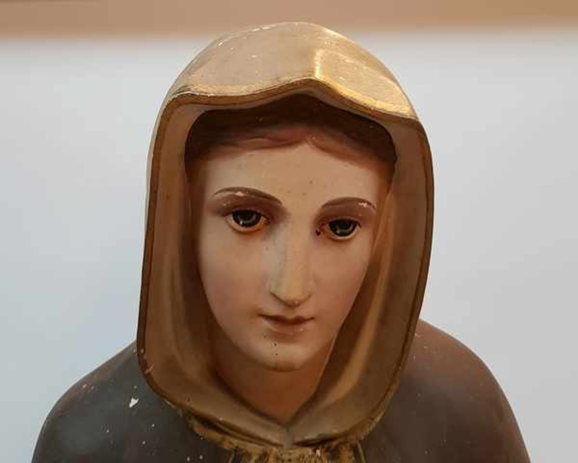 (Antiek) Beeld St. Marguerite de TortoneGipsen beeld van St. Marguerite de Tortonebegin 20e eeuw. - Bild 4 aus 11