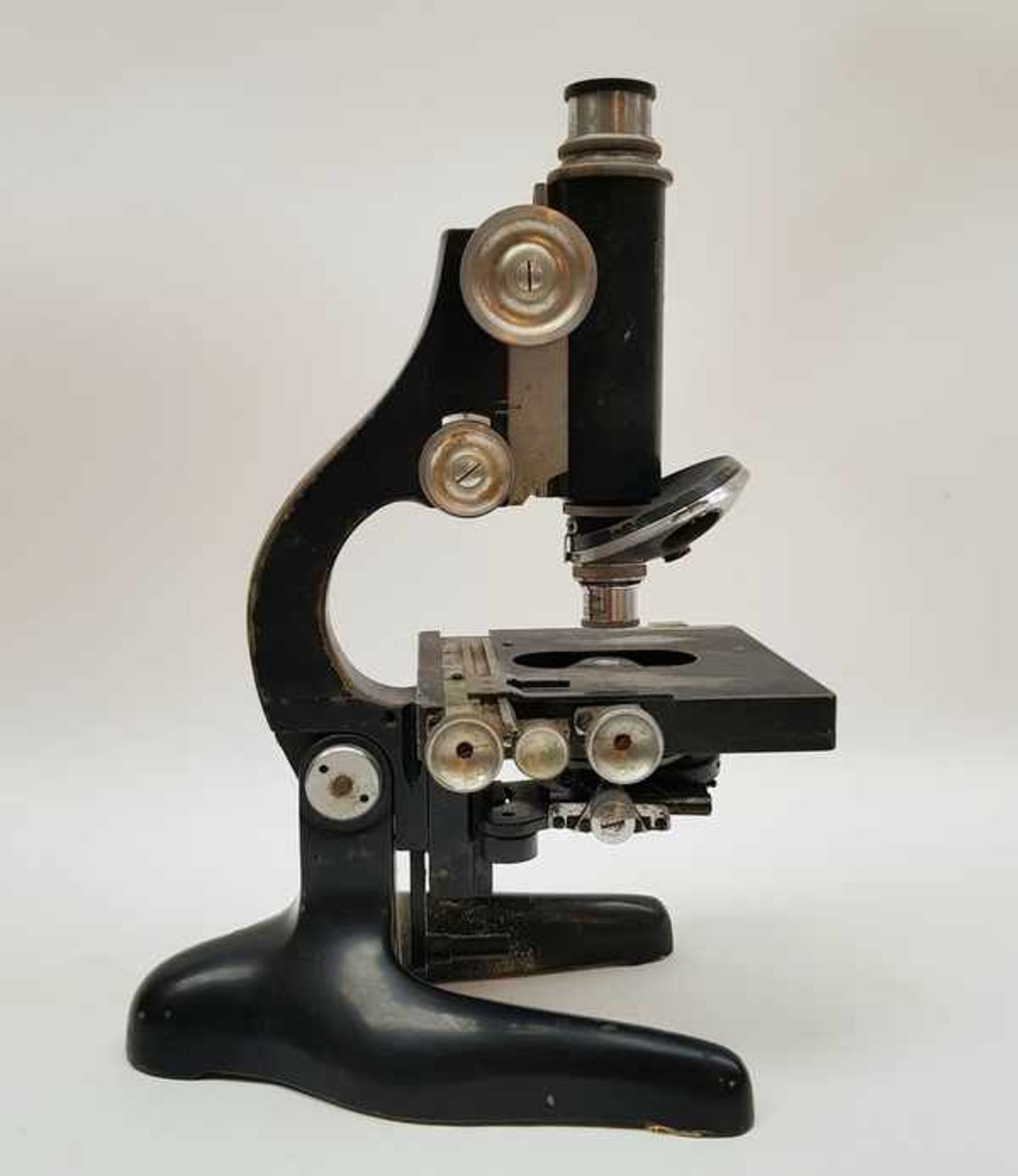 (Antiek) Microscoop W & H Seibert WetzlarMicroscoop W & H Seibert Wetzlar in orginele kist circa - Image 5 of 12