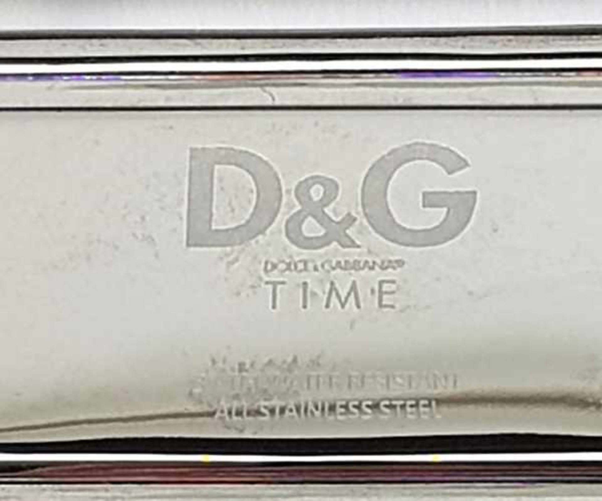 (Design) Dolce & Gabbana horlogeHorloge Dolce & Gabbana in orginele doos. Conditie: Verkleuring - Image 6 of 9