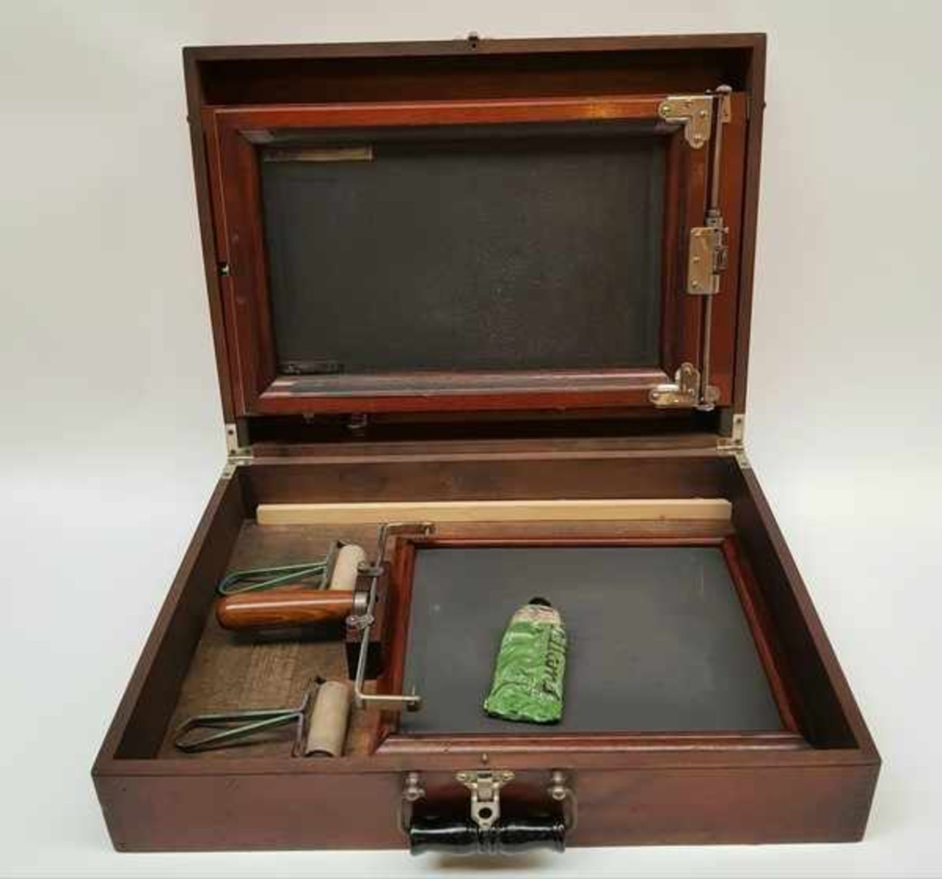(Curiosa) Ellams Duplicator LondonStencil apparaat in mahoniehouten kist van Ellams Duplicator - Image 2 of 10