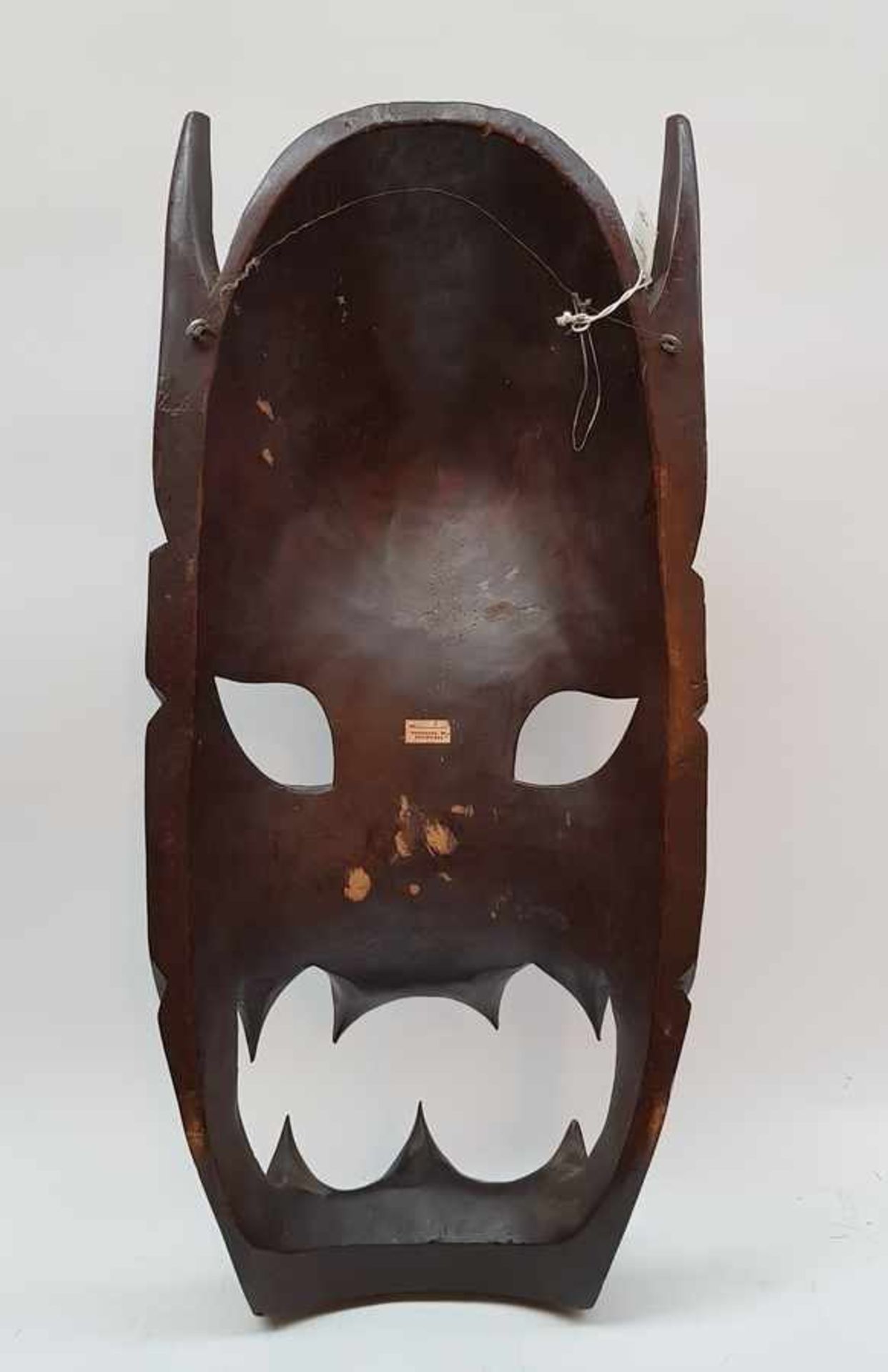 (Etnografica) Houten masker FillipijnenHouten masker Fillipijnen, voor 1975. Conditie: In goede - Bild 3 aus 3