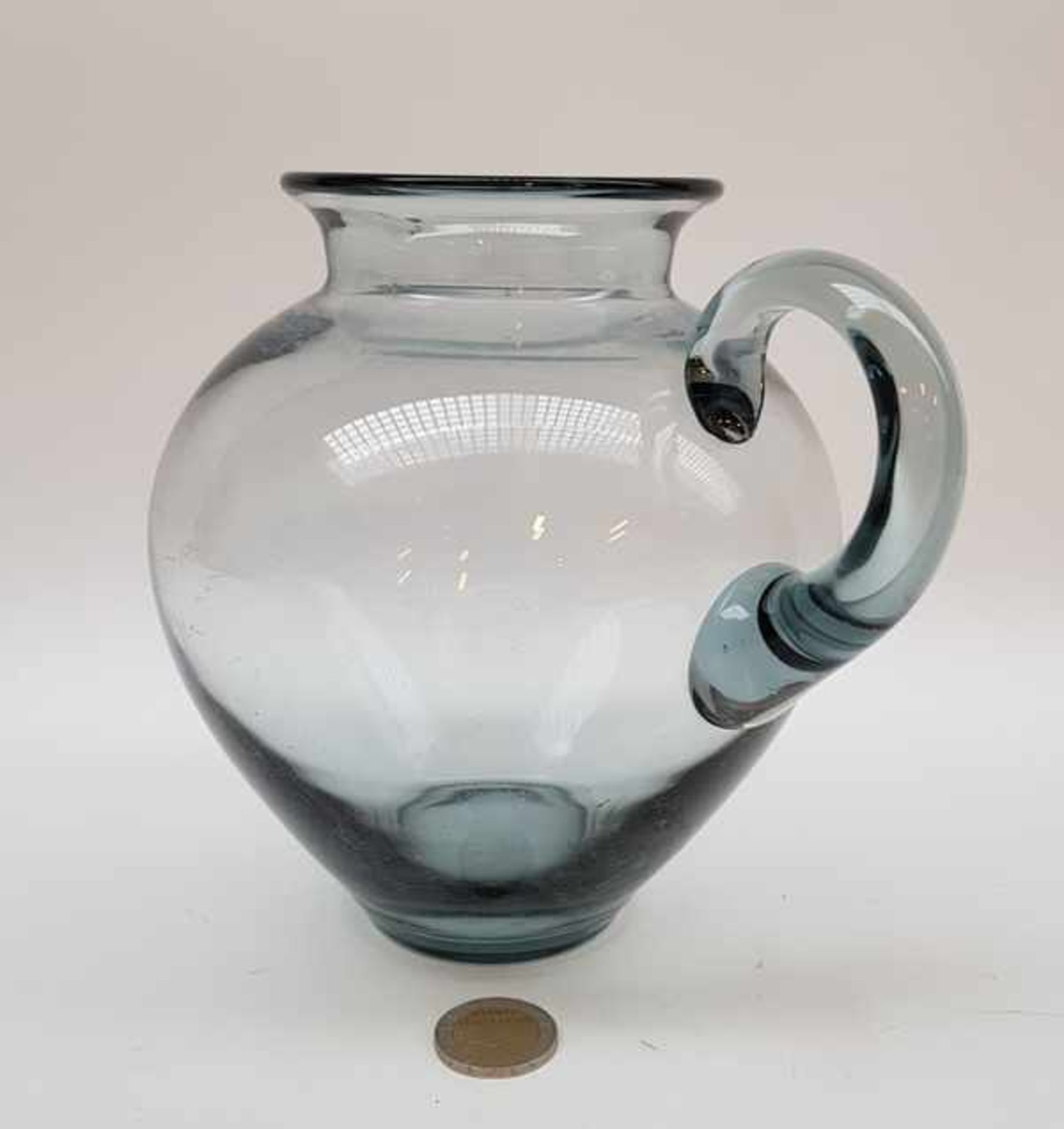 (Toegpaste kunst) Glazen waterkan, A.D. Copier LeerdamGrijs glazen waterkan, ontwerp A.D. Copier - Bild 2 aus 5
