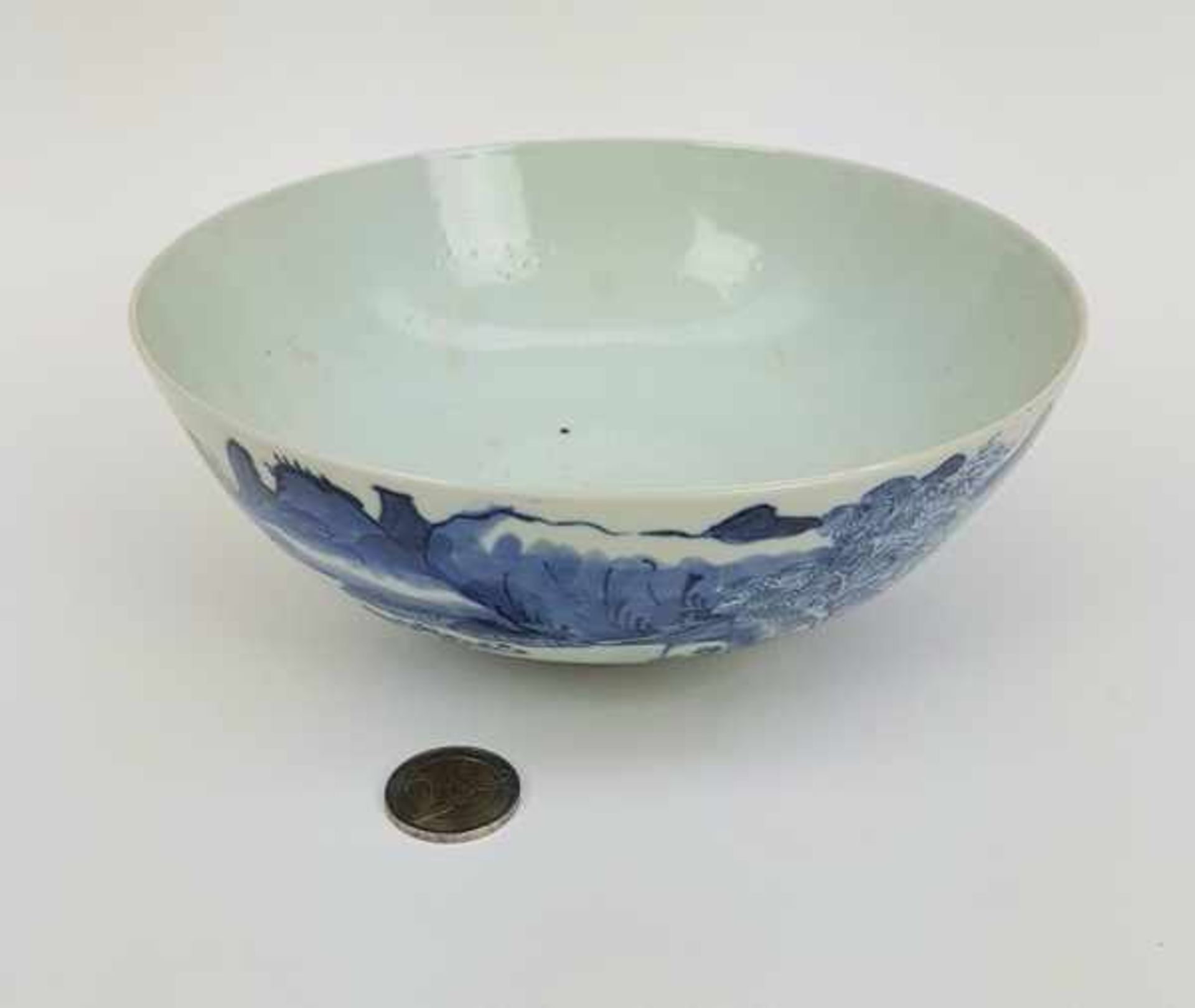 (Aziatica) Blauw witte kom - China - 18e eeuw (Chienlung periode) - Bild 3 aus 7