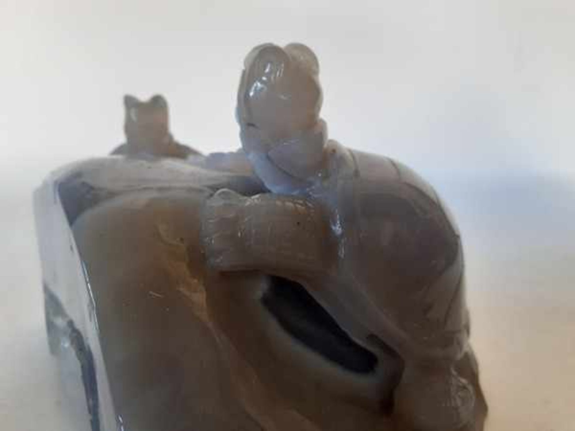 (Aziatica) Agaten sculptuur - Image 3 of 3