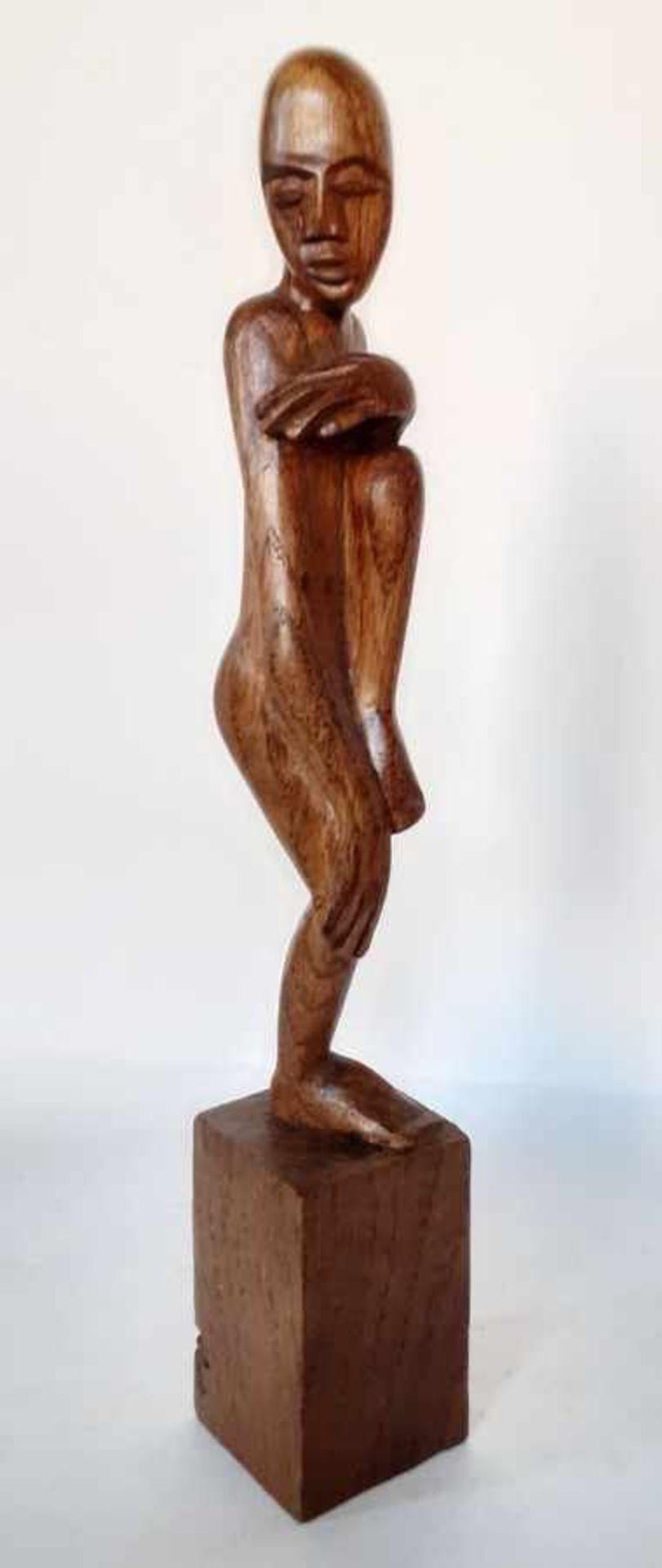 (Kunst) Houten sculptuur Art Deco