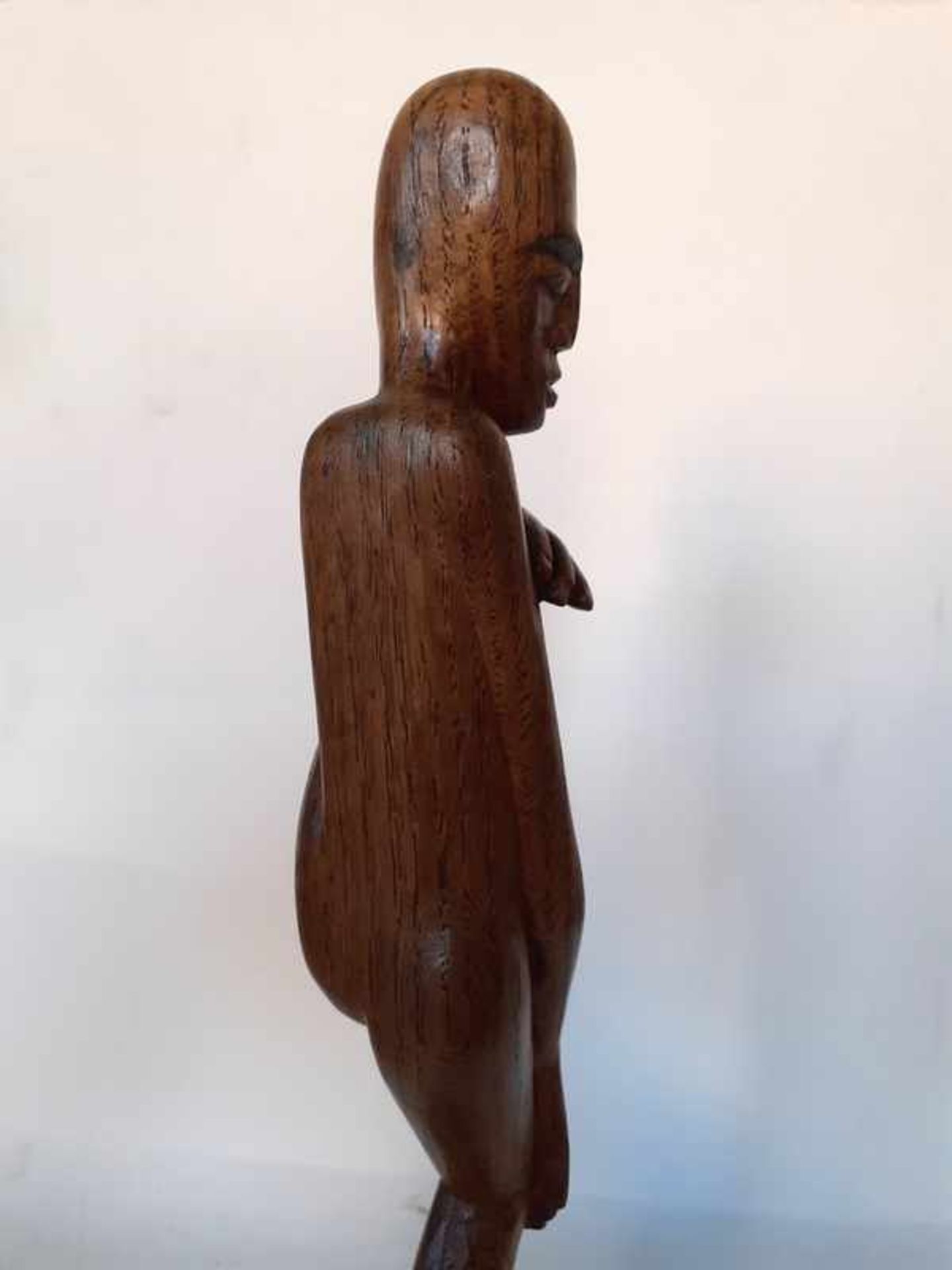 (Kunst) Houten sculptuur Art Deco - Image 7 of 8