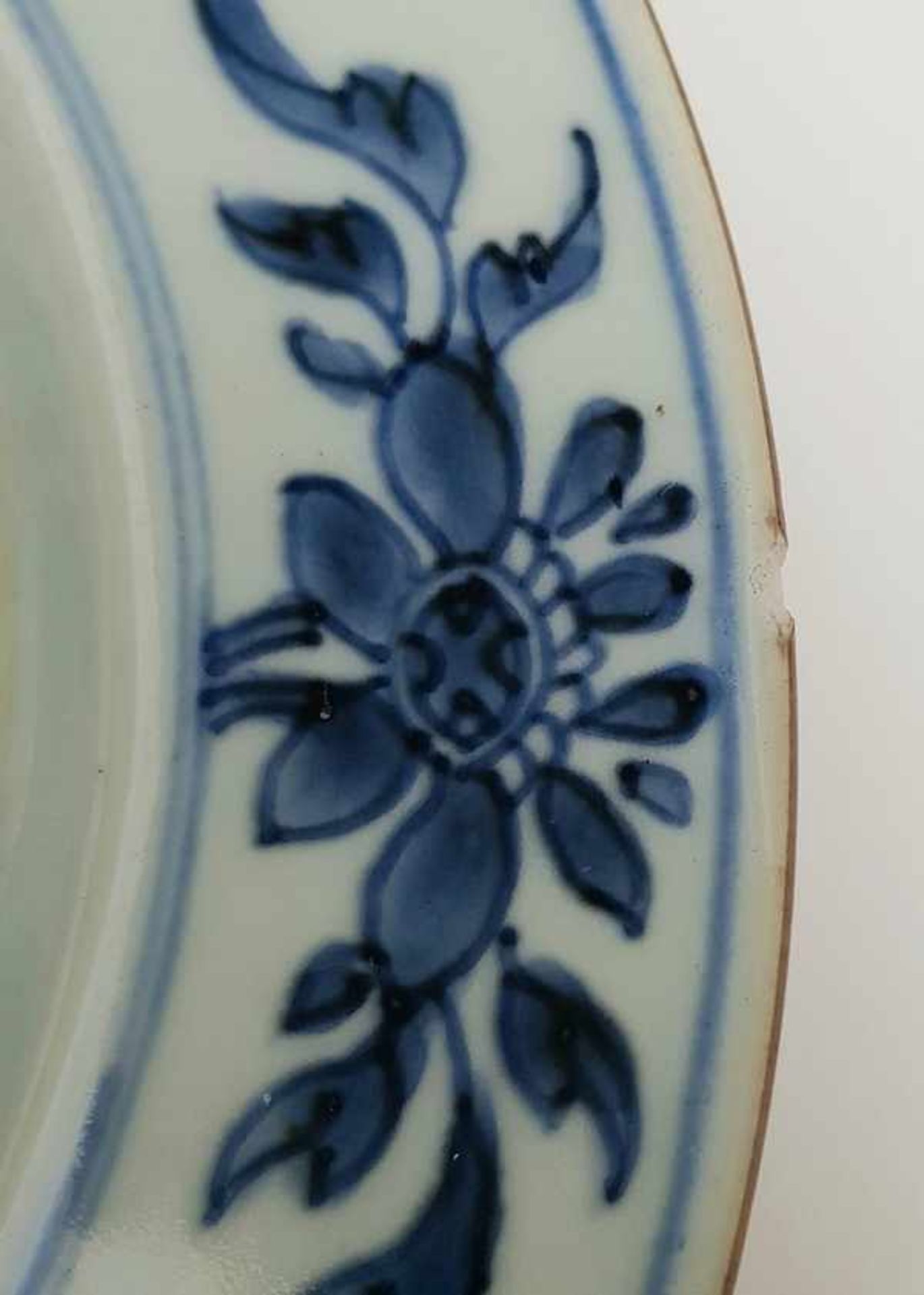 (Aziatica) Drie blauw witte borden - China - 18e eeuw - Bild 6 aus 8