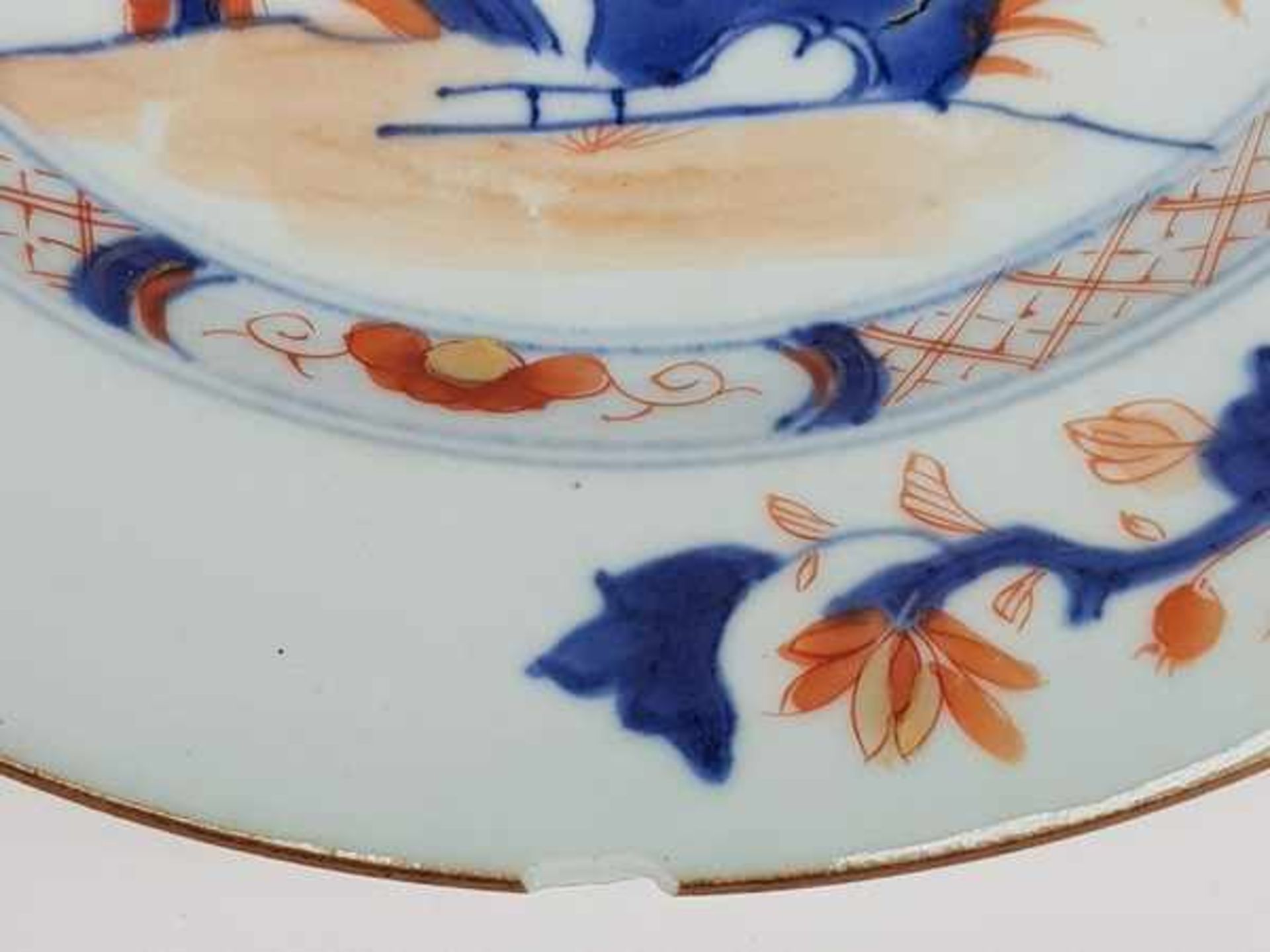 (Aziatica) Twee Imari borden - China - eerste helft 18e eeuw (Yongzheng periode) - Image 6 of 7