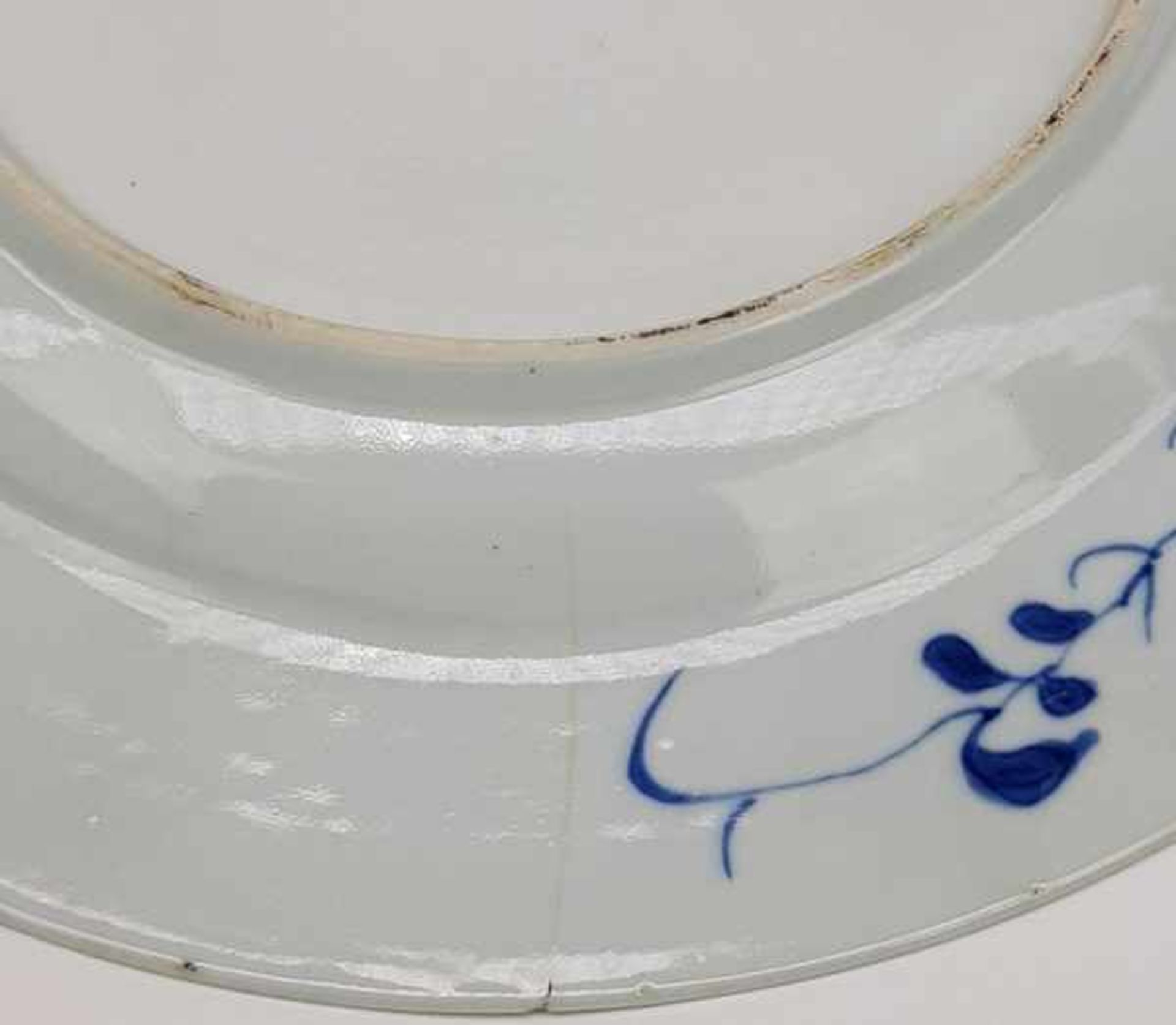 (Aziatica) Zes blauw witte borden - China - ca. 1700 (Kangxi periode) - Image 7 of 7
