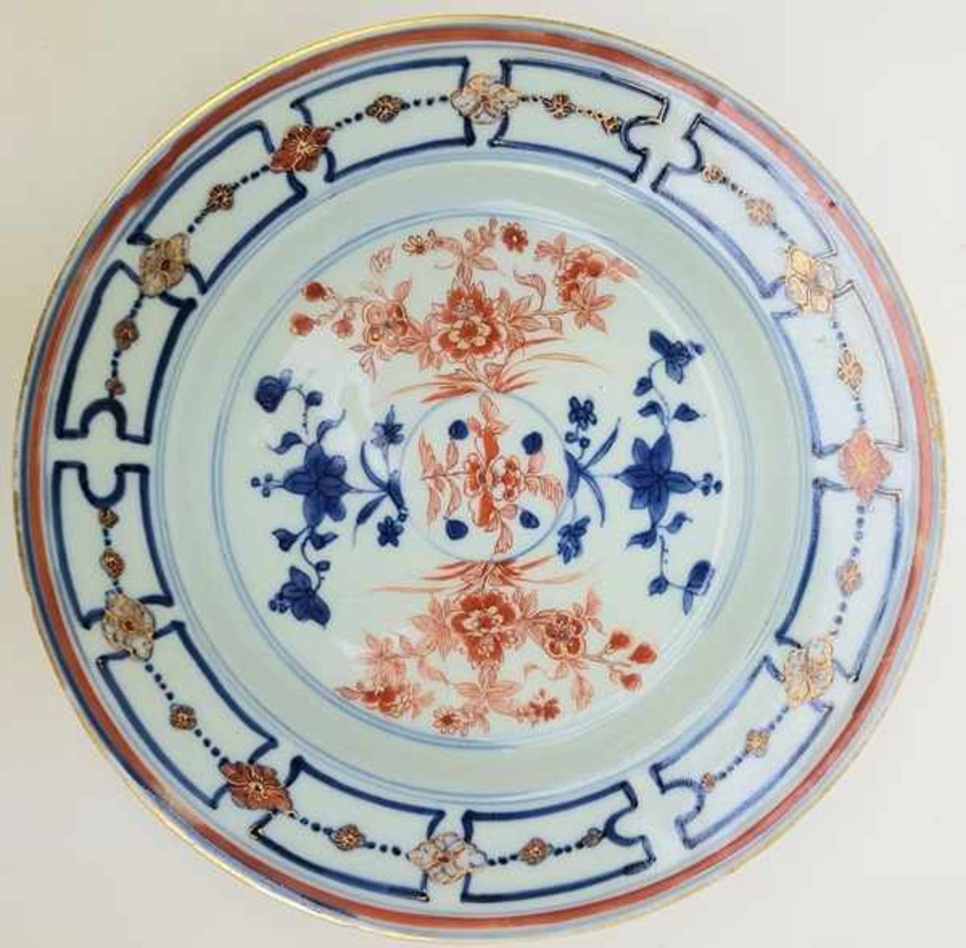 (Aziatica) Drie Imari borden - China - begin 18e eeuw (Kangxi periode) - Bild 8 aus 10