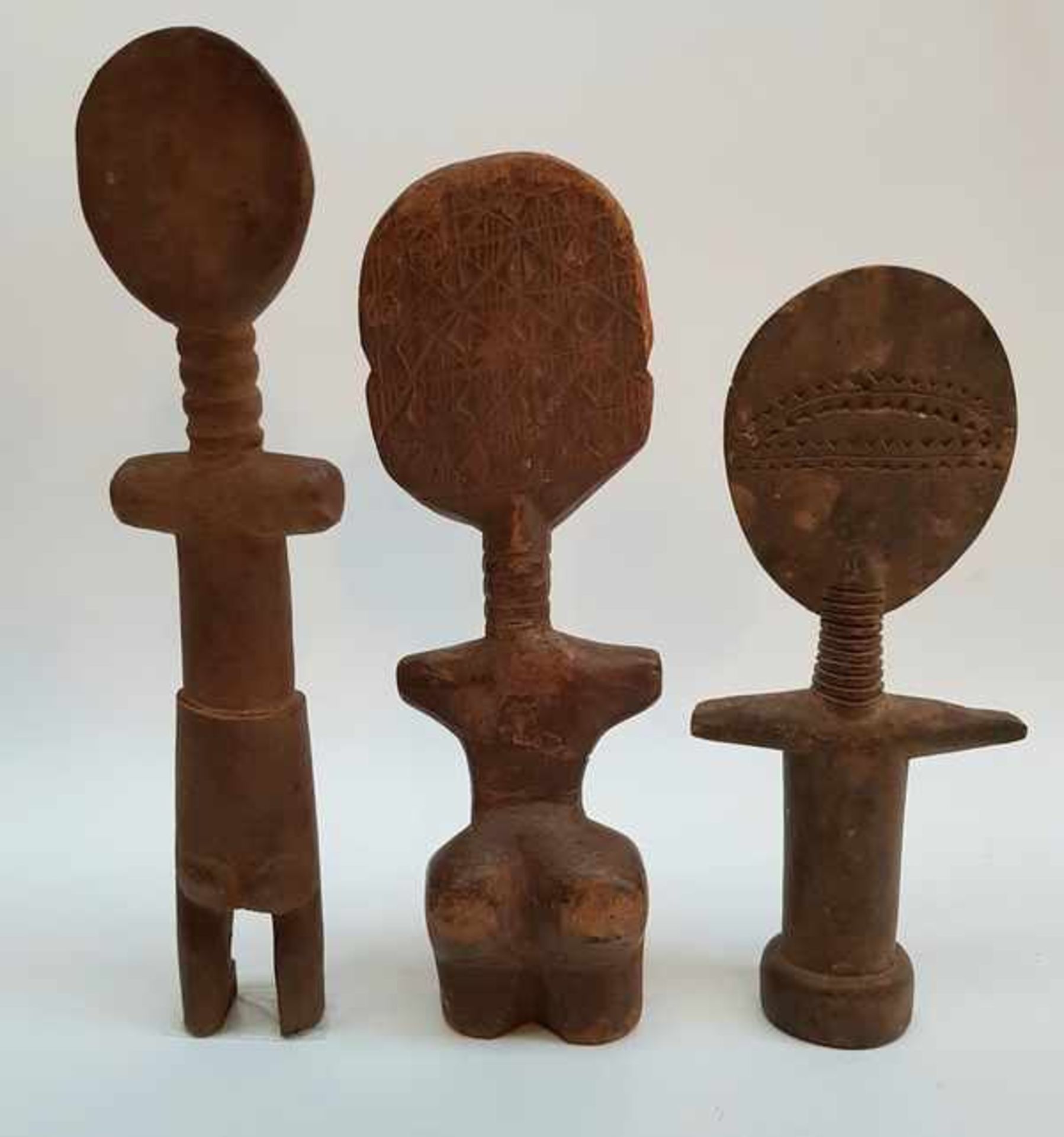 (Etnografica) Hout, Akuaba Ashanti dolls. Ghana Afrika - Bild 4 aus 7