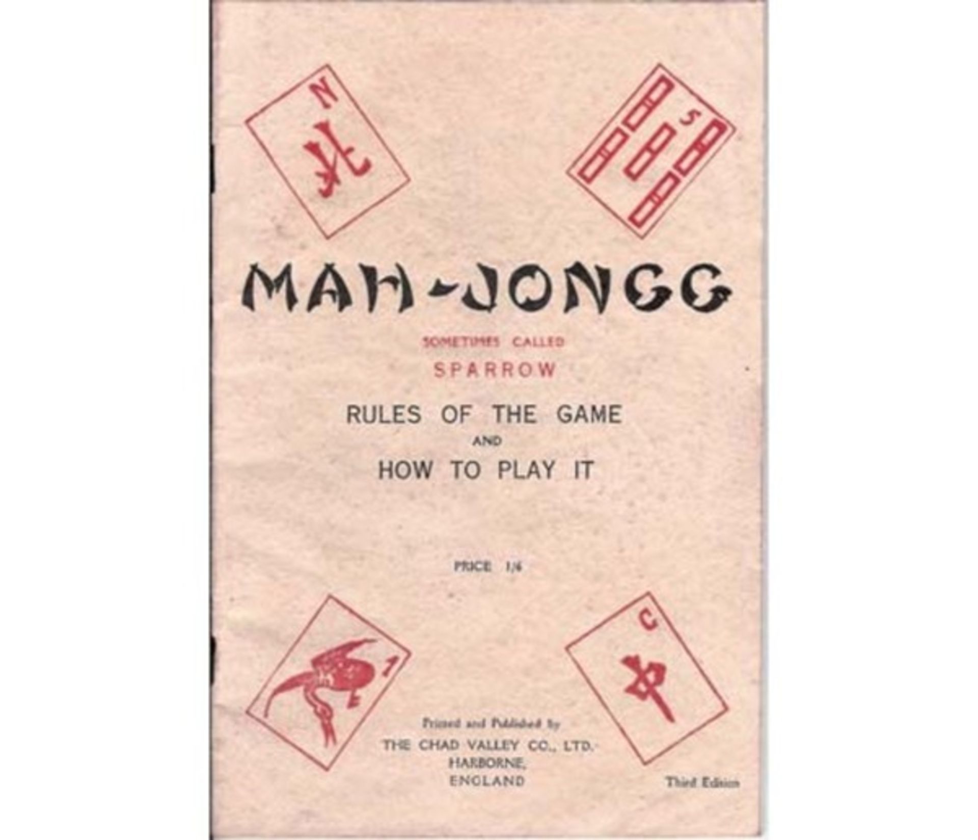 (Mahjong) Mahjong Chad Valley, 5-laden doos, 1923 - Bild 6 aus 15