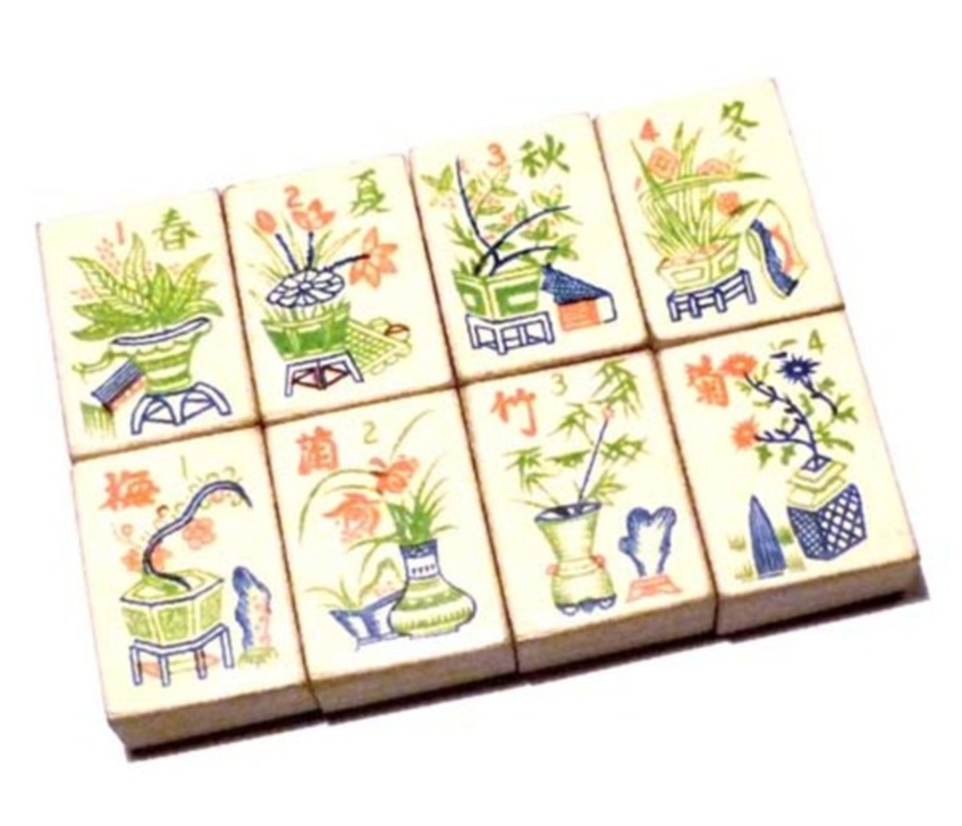 (Mahjong) Mahjong Chad Valley, 5-laden doos, 1923 - Bild 4 aus 15