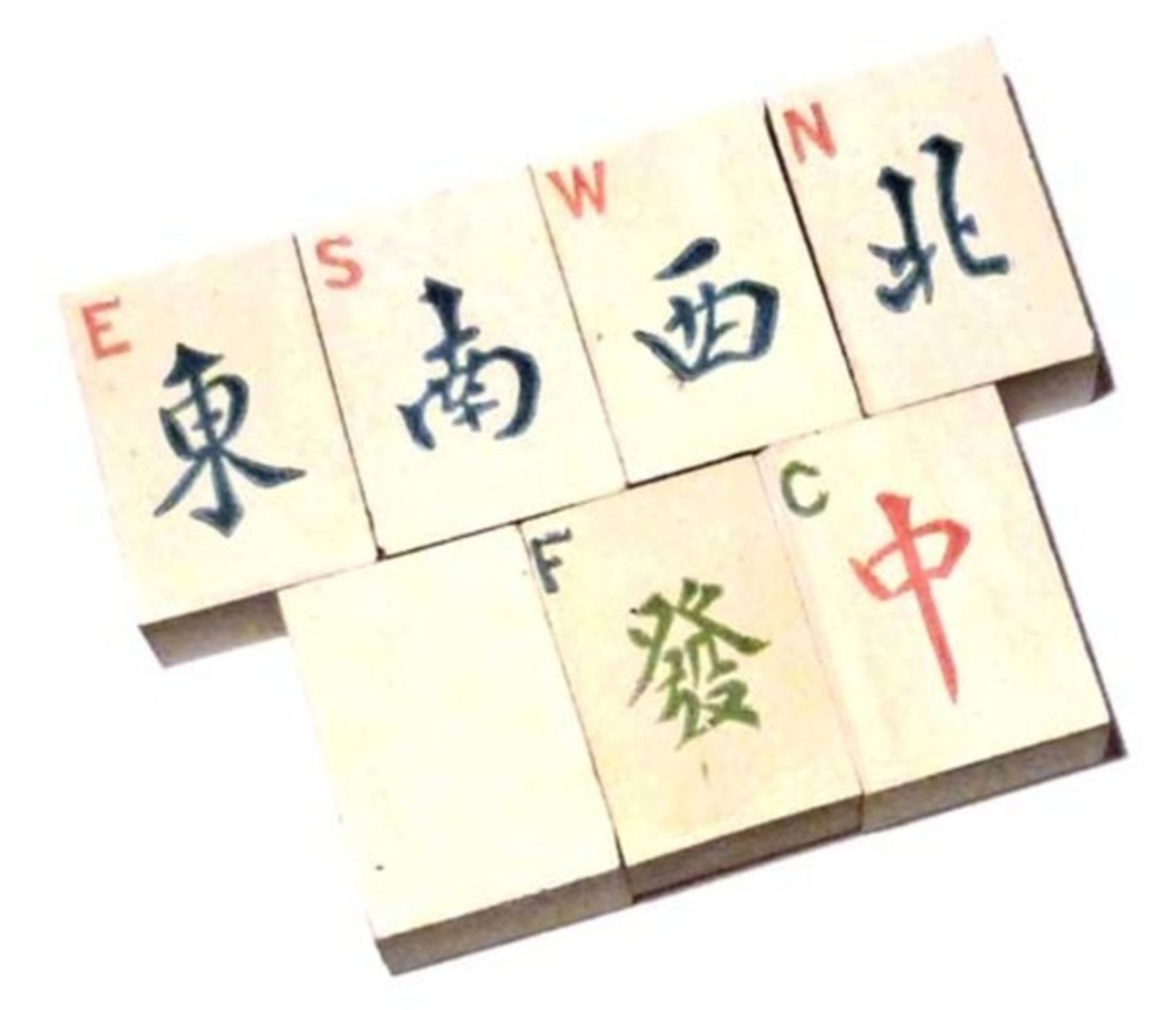 (Mahjong) Mahjong, 5-laden doos Milton Bradley Company, 1923 - Bild 13 aus 15