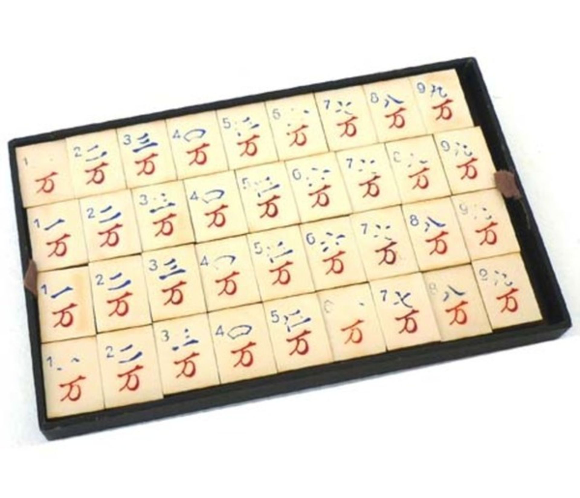 (Mahjong) Mahjong Europees, F. AD. Richter & Cie AG. ca. 1930 - Bild 11 aus 15