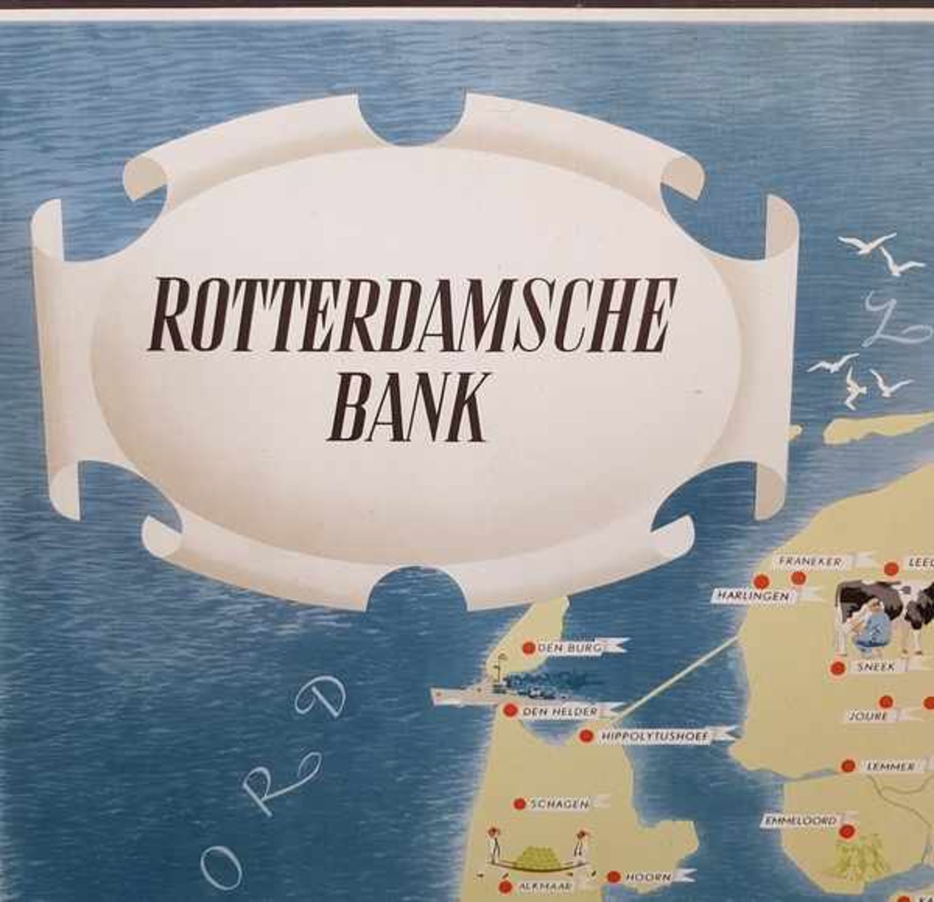 (Curiosa) Reclameposter Rotterdamsche Bank - Bild 2 aus 4