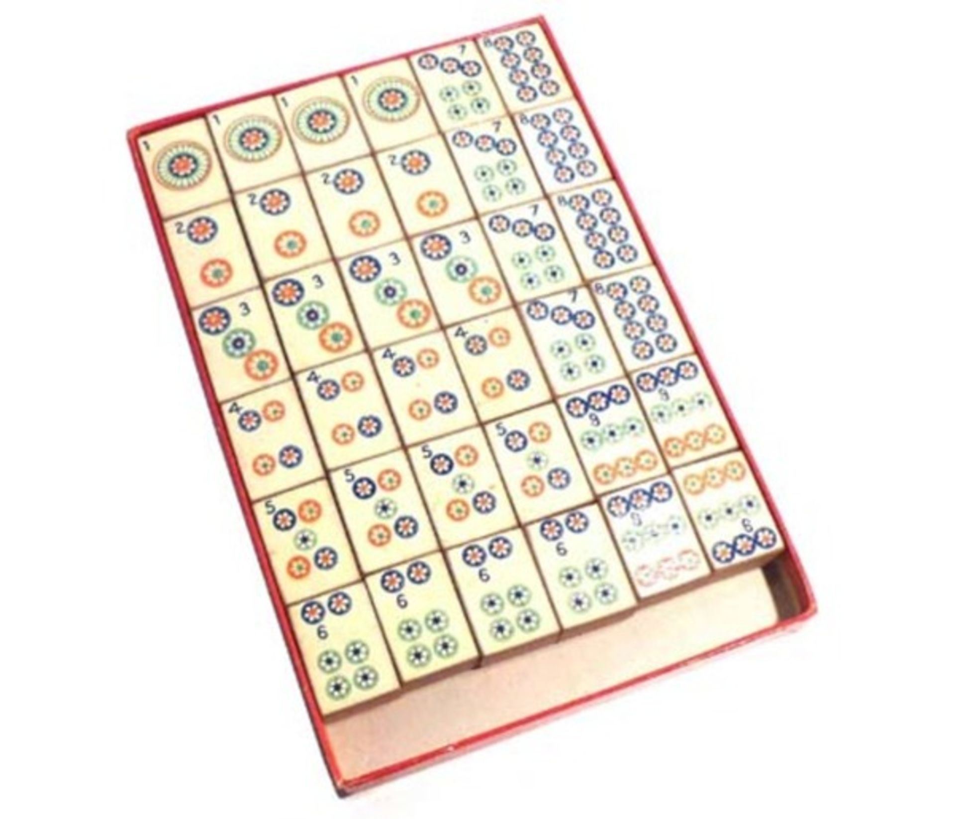 (Mahjong) Mahjong Chad Valley, 4-laden doos, 1924 - Bild 15 aus 17