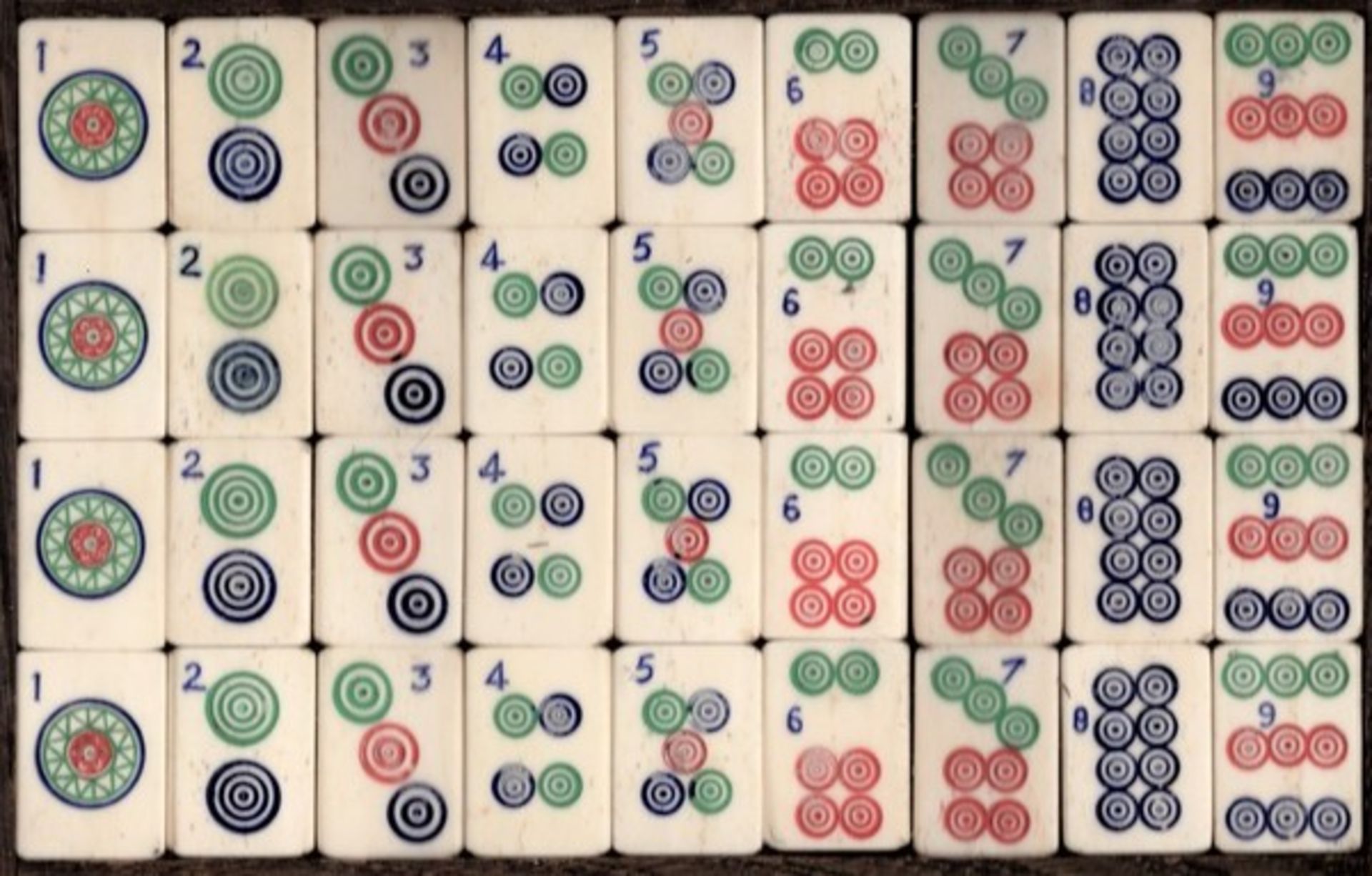 (Mahjong) Mahjong been & bamboe, ca. 1930 - Bild 8 aus 9