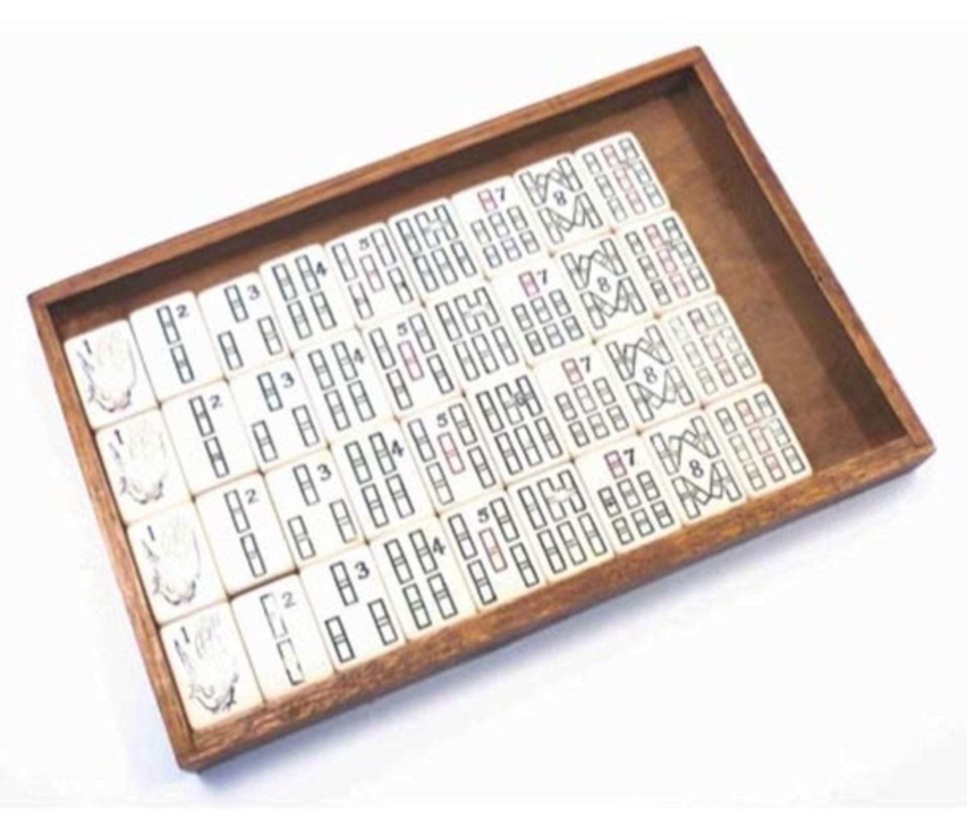 (Mahjong) Mahjong Chad Valley, 5-laden doos, 1923 - Bild 16 aus 17