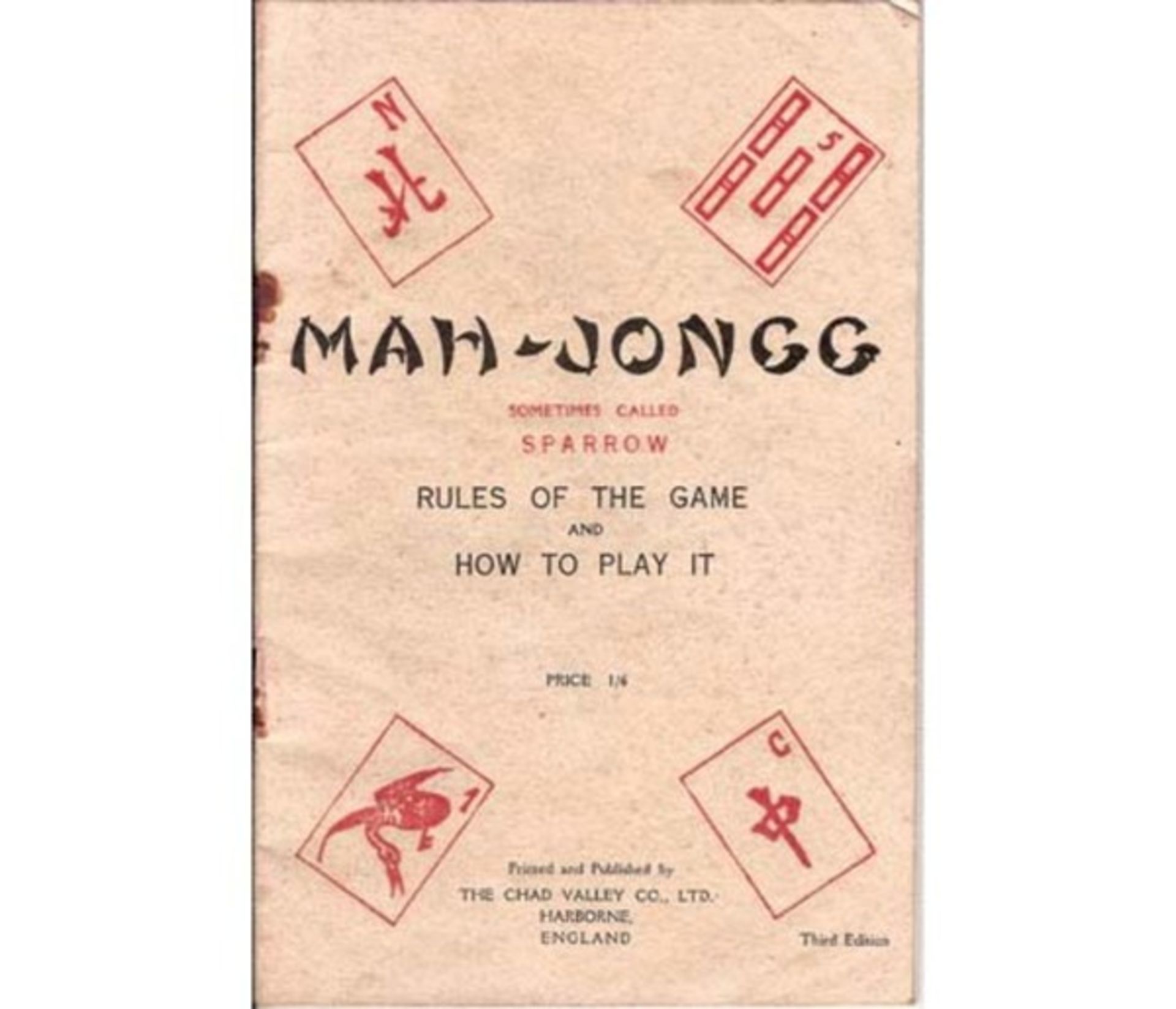 (Mahjong) Mahjong Chad Valley, 5-laden doos, 1923 - Bild 6 aus 17