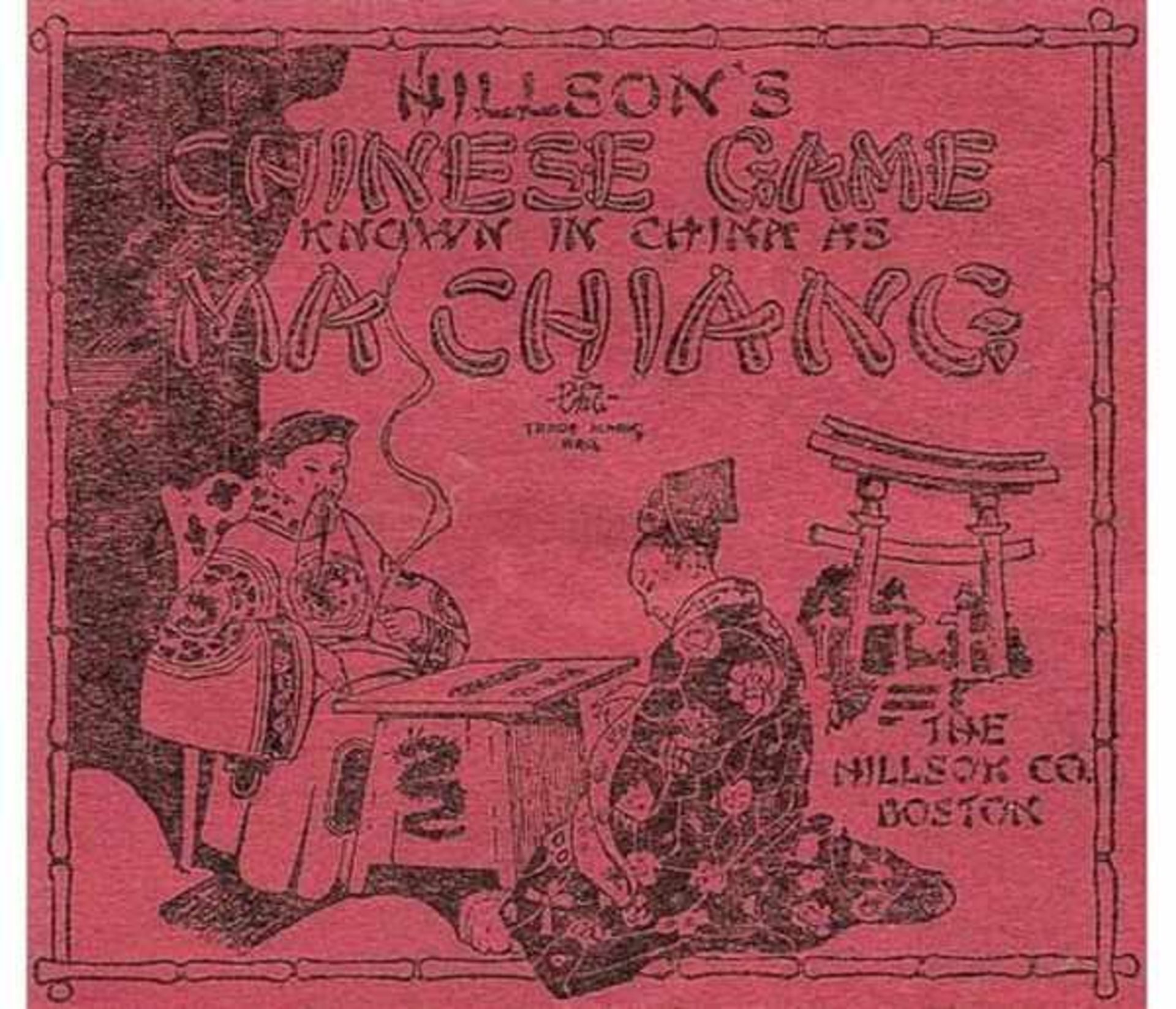 (Mahjong) Mahjong The Hillson Company Boston, Ma Chiang versie, jaren '20 - Bild 4 aus 13