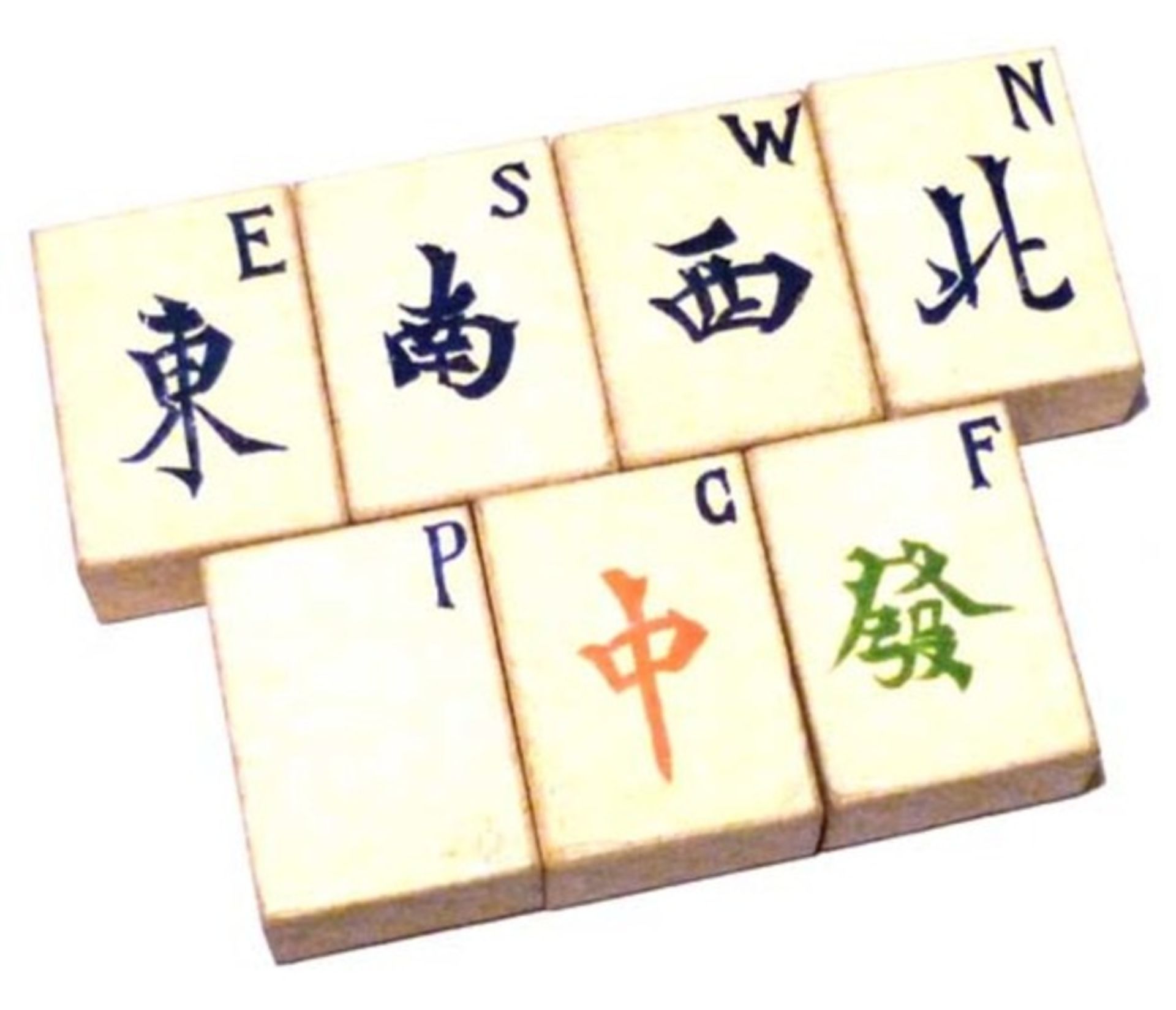 (Mahjong) Mahjong Chad Valley, 5-laden doos, 1923 - Bild 3 aus 15