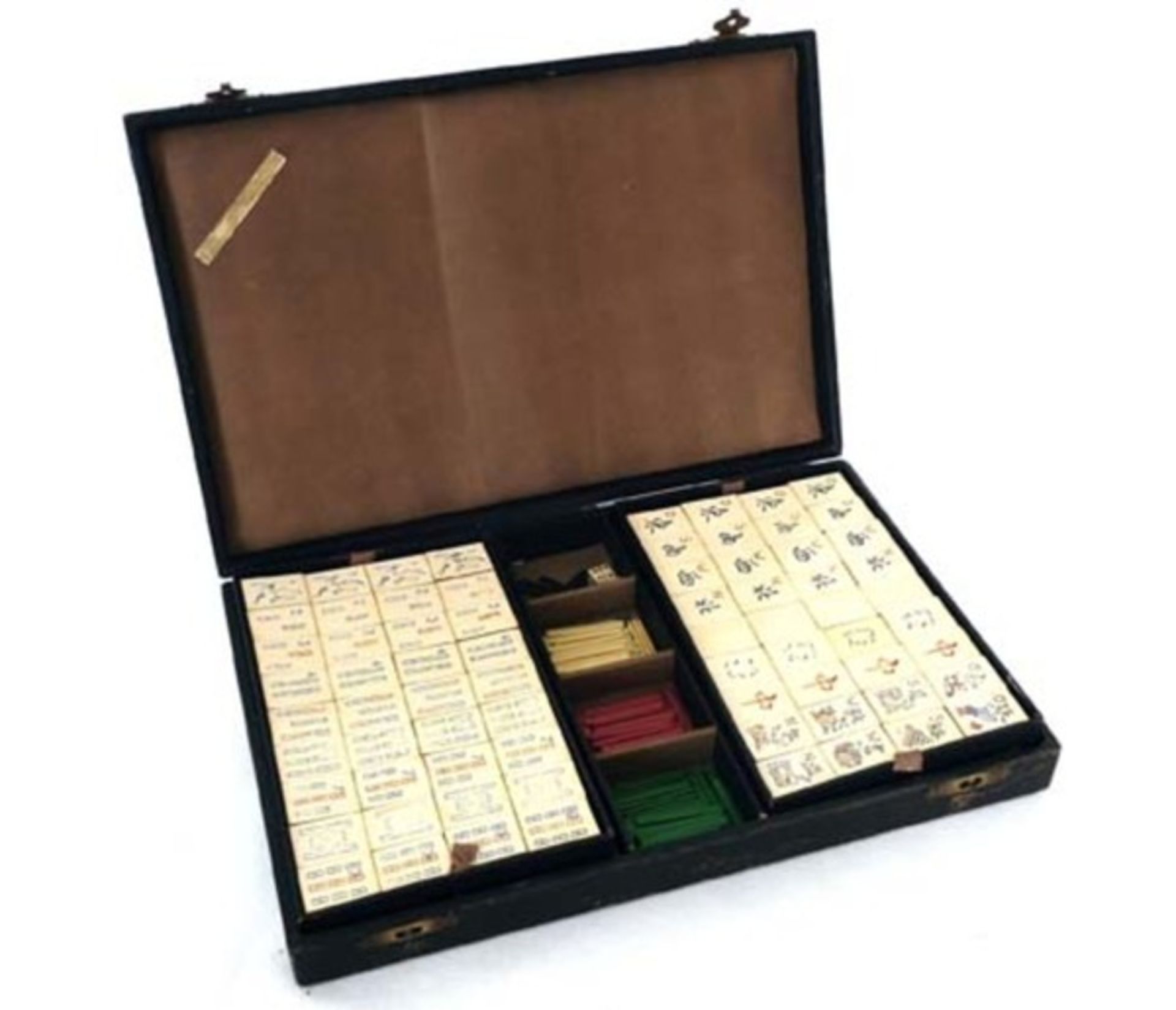 (Mahjong) Mahjong Europees, F. AD. Richter & Cie AG. ca. 1930 - Bild 2 aus 15