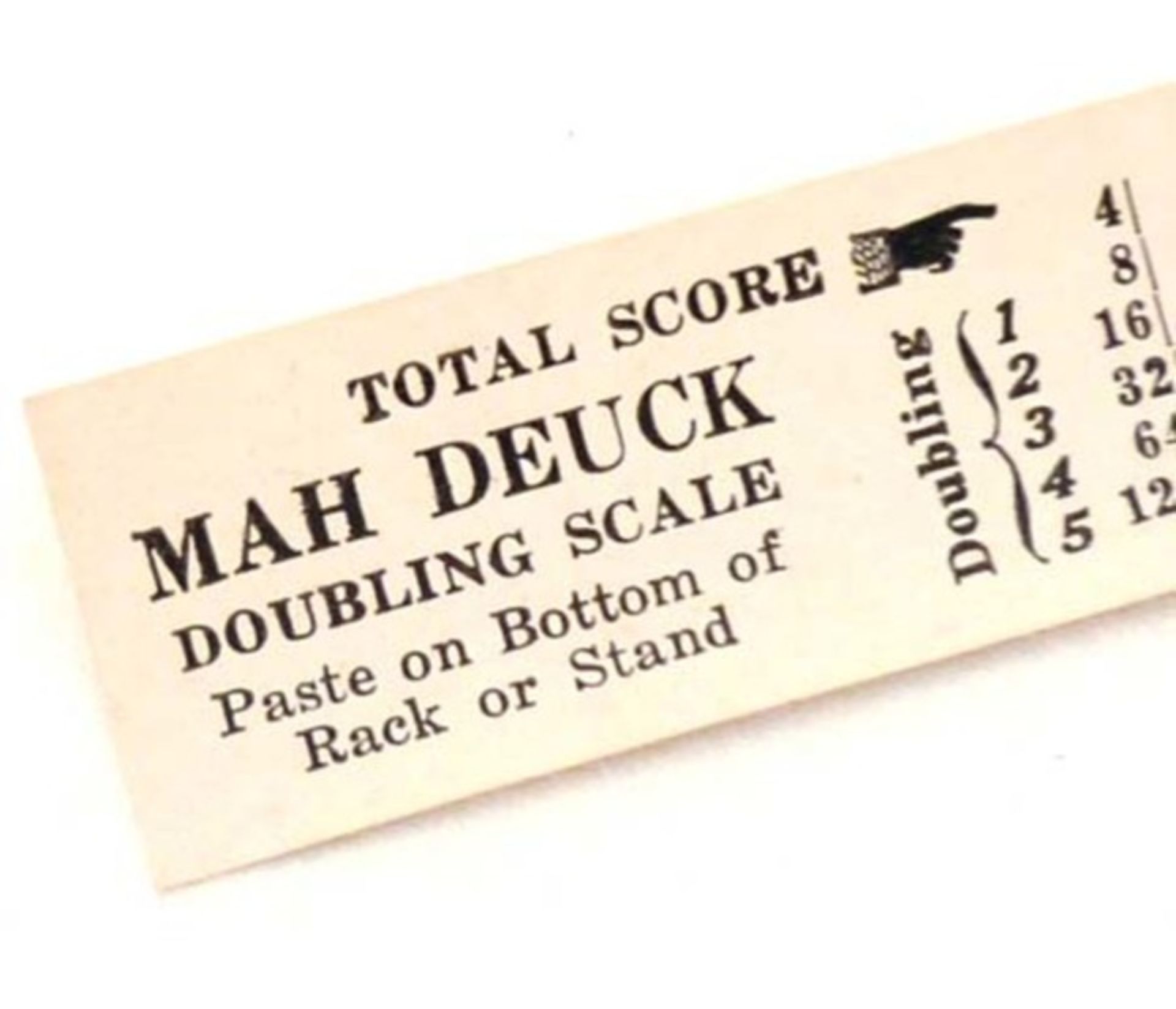(Mahjong) Mahjong VS, Mah Deuck, ca. 1924 - Bild 14 aus 14