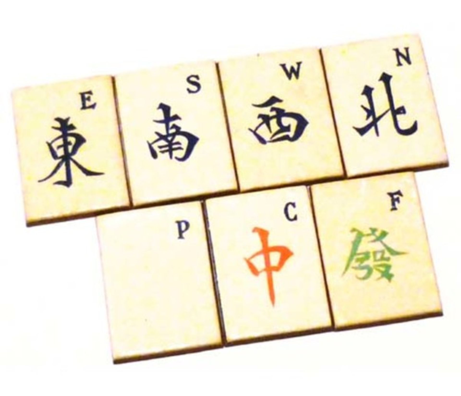 (Mahjong) Mahjong Chad Valley, platte doos, ca. 1924 - Bild 9 aus 14