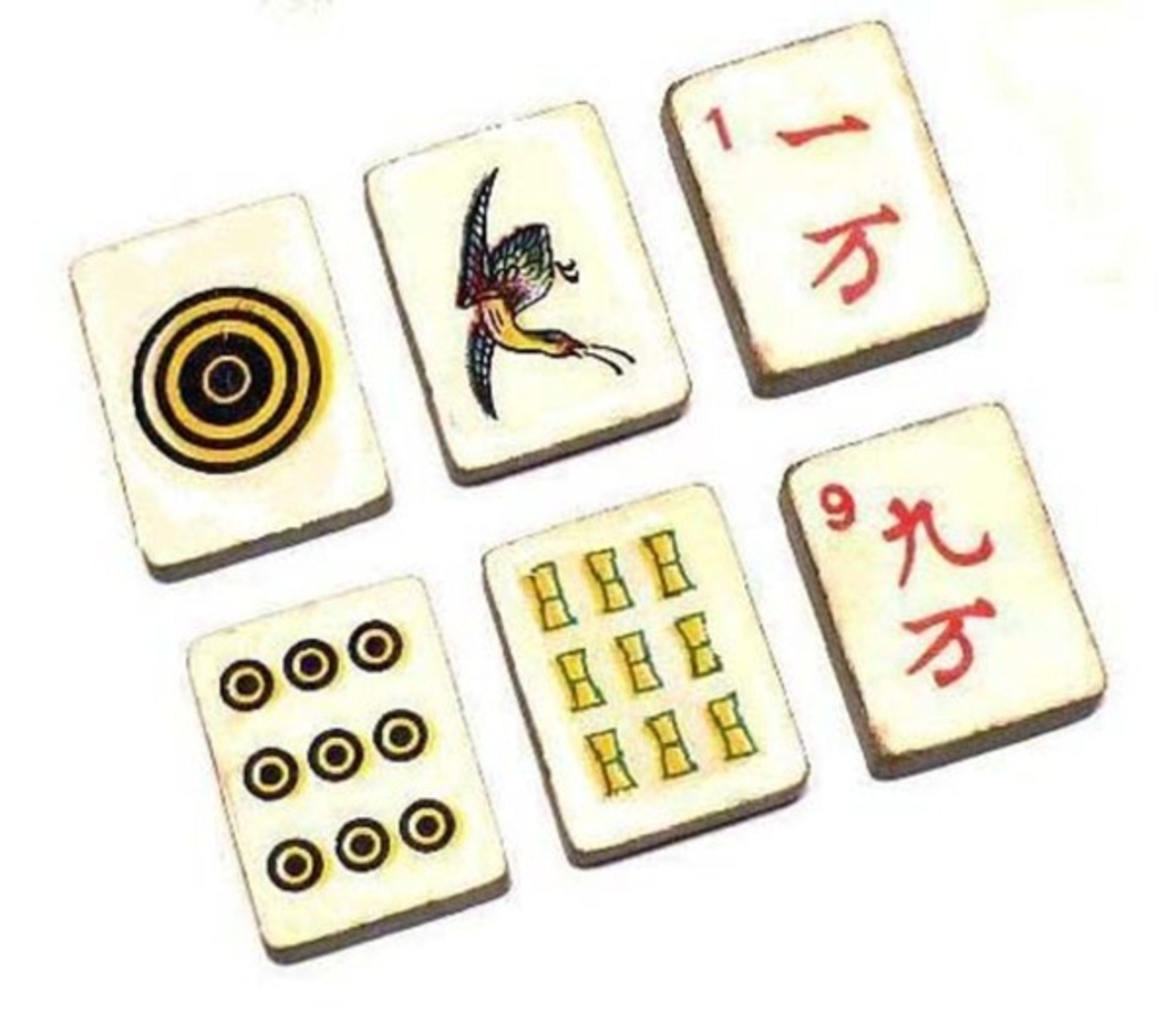 (Mahjong) Mahjong Europees, De Sala Spelen met het Rode zegel, ca. 1930 - Bild 15 aus 16