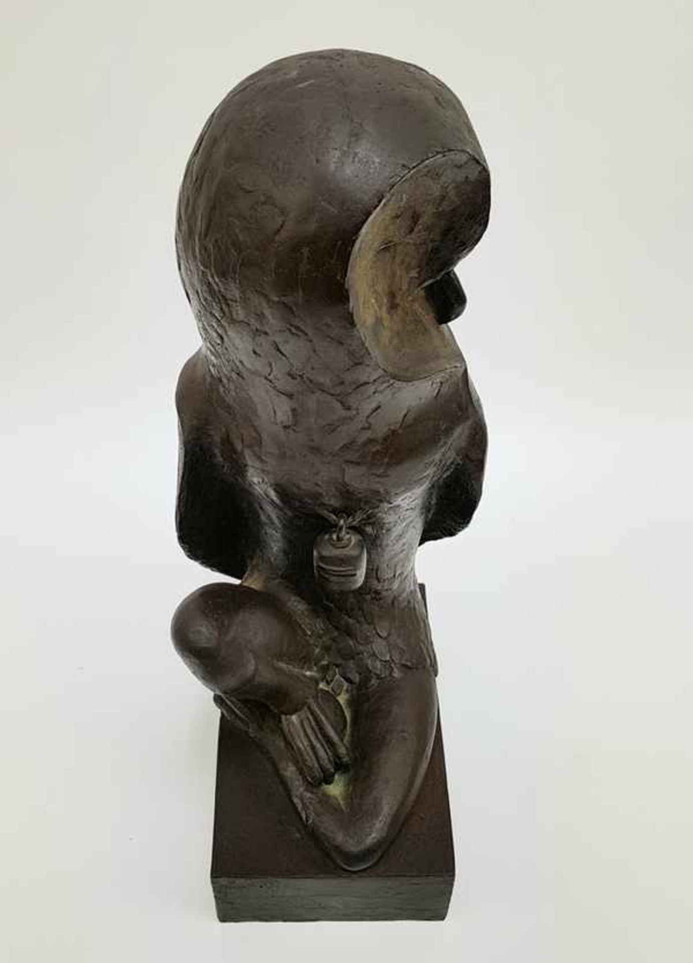 (Kunst) Uil met vrouwen benen, beeld brons - Bild 2 aus 12