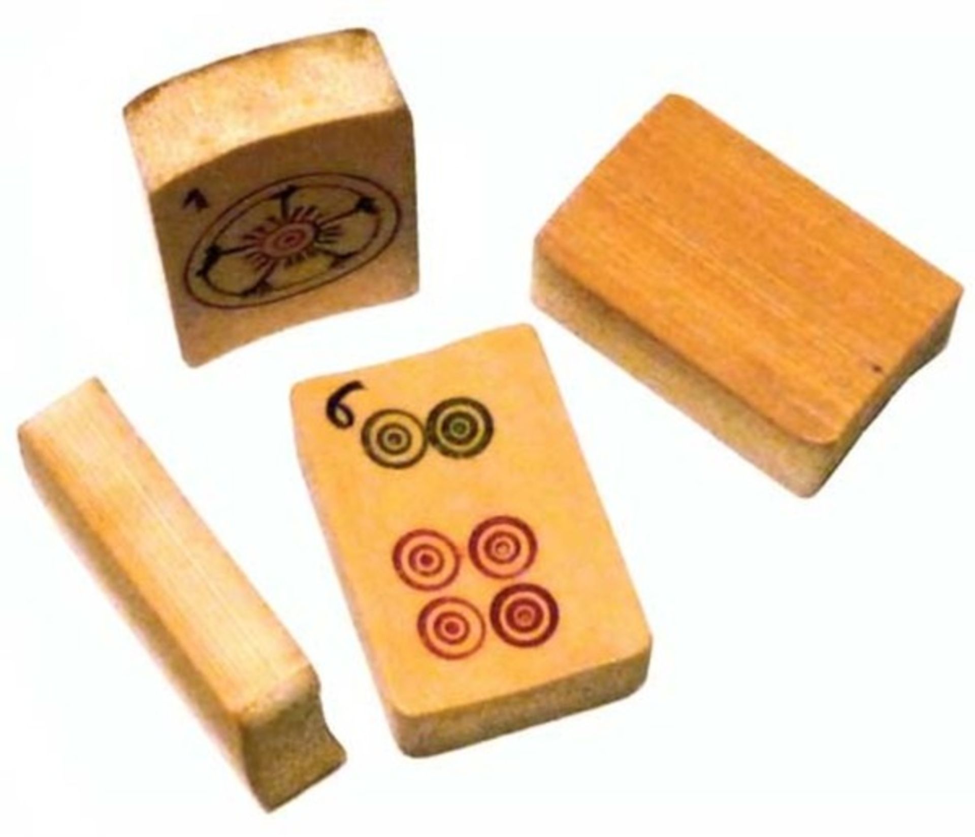 (Mahjong) Mahjong bamboe, schuifdoos, ca. 1924 - Bild 7 aus 7