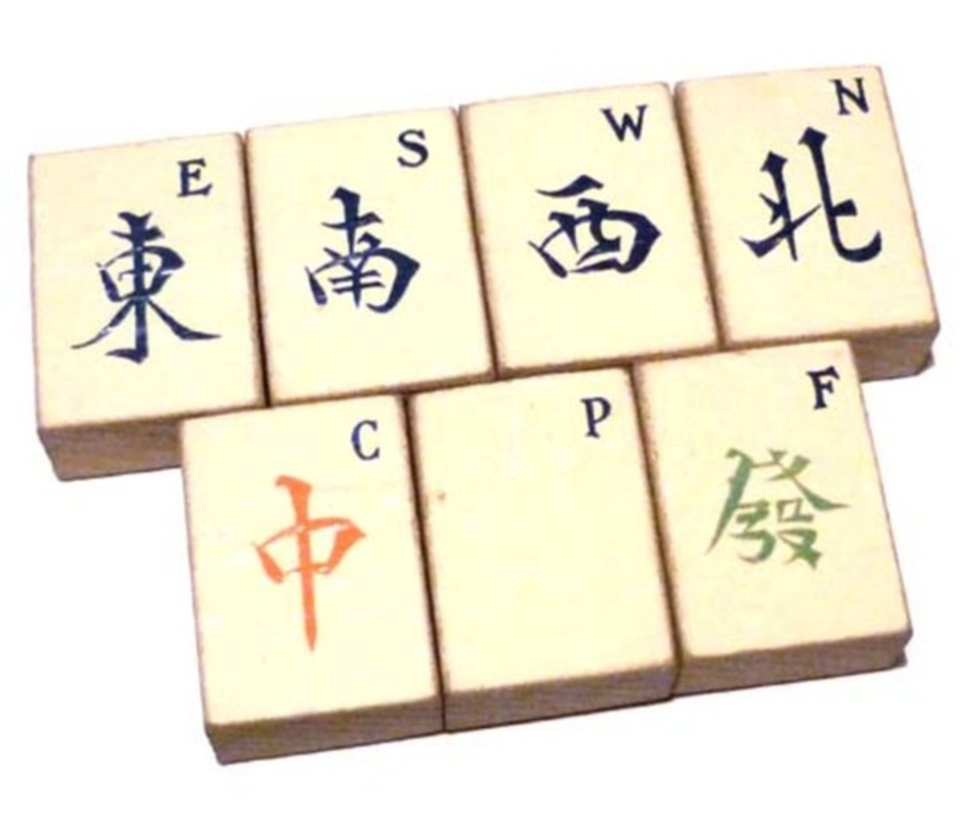 (Mahjong) Mahjong Chad Valley, 4-laden doos, 1924 - Bild 3 aus 17