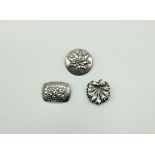 (Zilver) Zilver, broches, 1e helft 20e eeuw