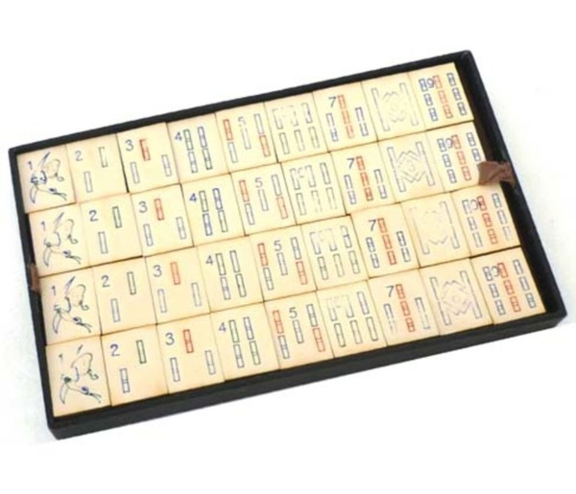 (Mahjong) Mahjong Europees, F. AD. Richter & Cie AG. ca. 1930 - Bild 10 aus 15