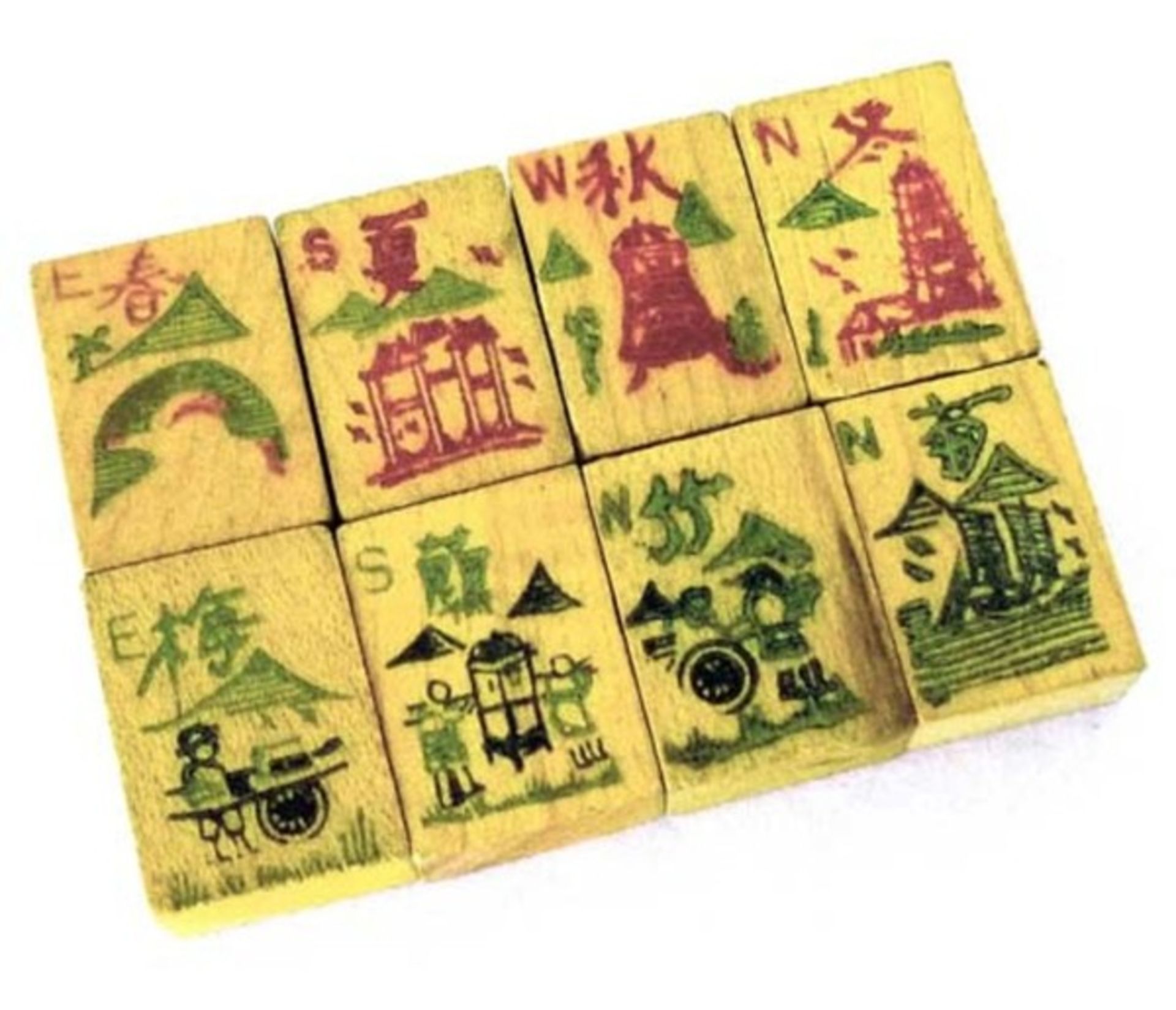 (Mahjong) Mahjong The Hillson Company Boston, Ma Chiang versie, jaren '20 - Bild 11 aus 13