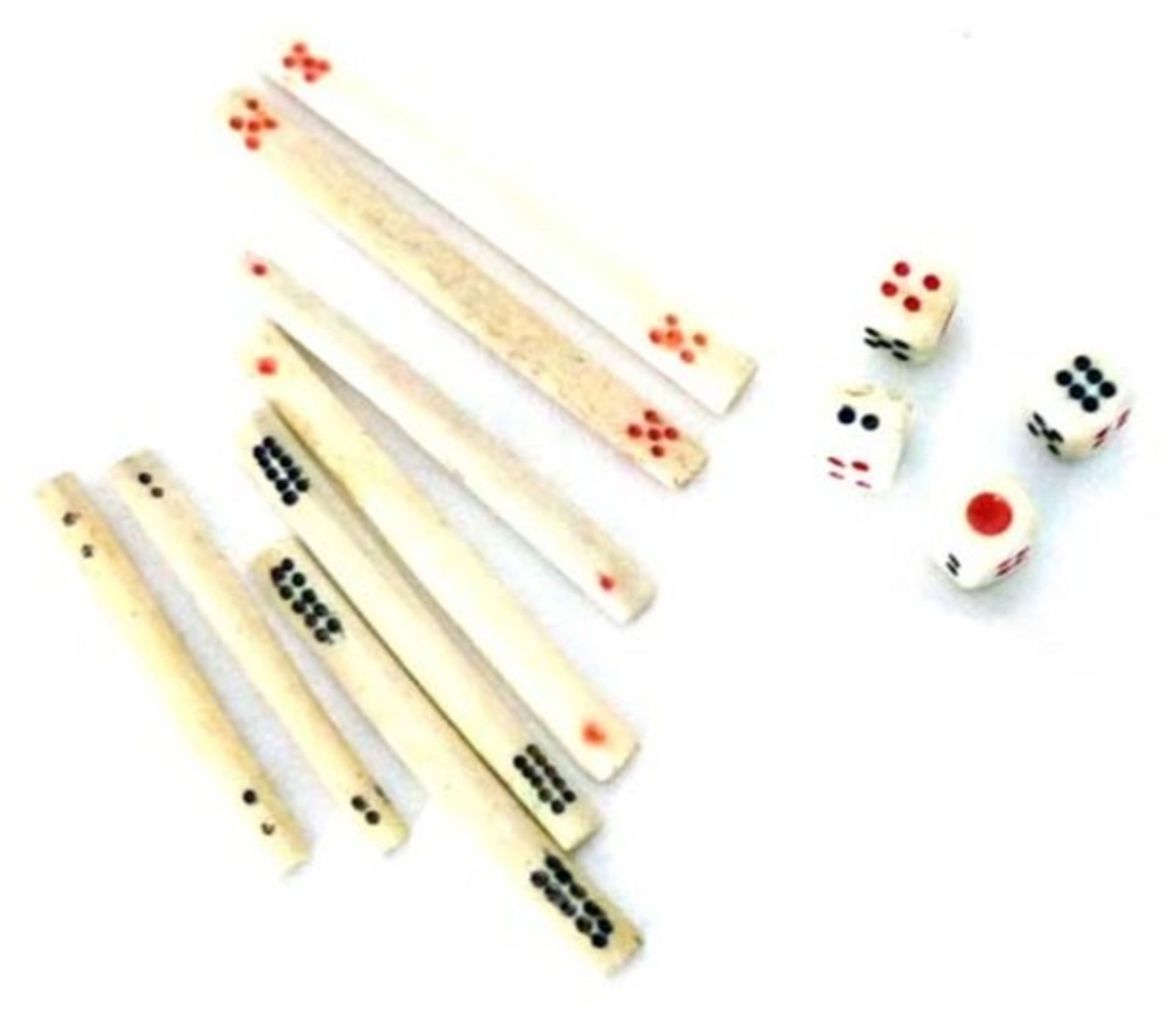 (Mahjong) Mahjong bamboe, veelkleurige Chinese doos, ca. 1924 - Bild 7 aus 7