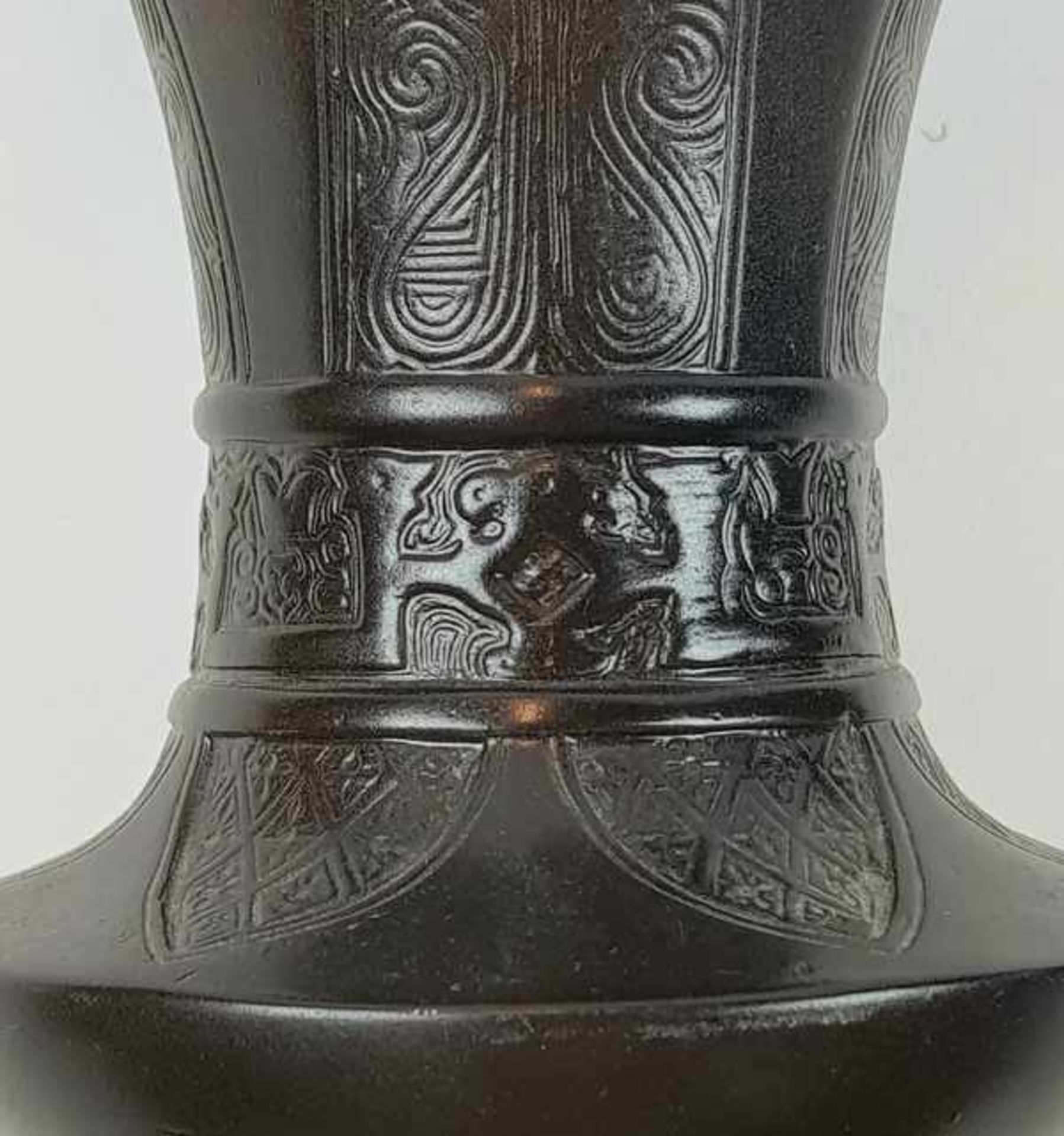 (Aziatica) Vaas brons, China, tweede helft 20e eeuw - Bild 4 aus 6