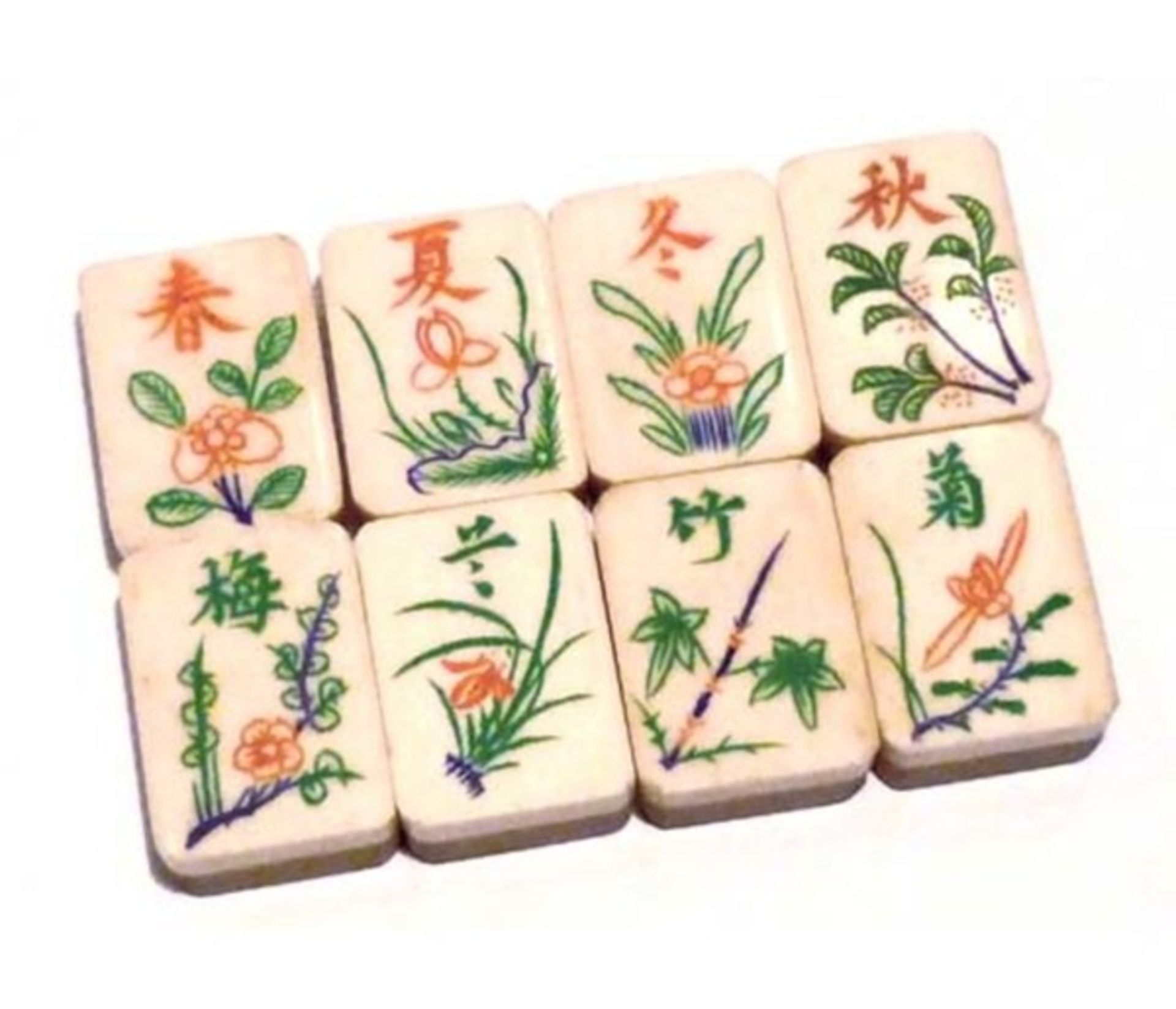 (Mahjong) Mahjong, Japanse doos, ca. 1924 - Bild 10 aus 19