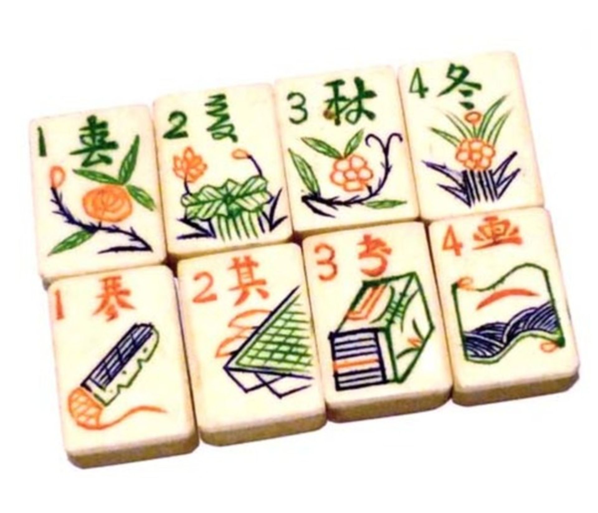 (Mahjong) Mahjong been & bamboe, ca. 1924 - Bild 4 aus 14