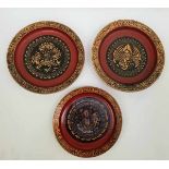 (Curiosa) Houten schalen batik