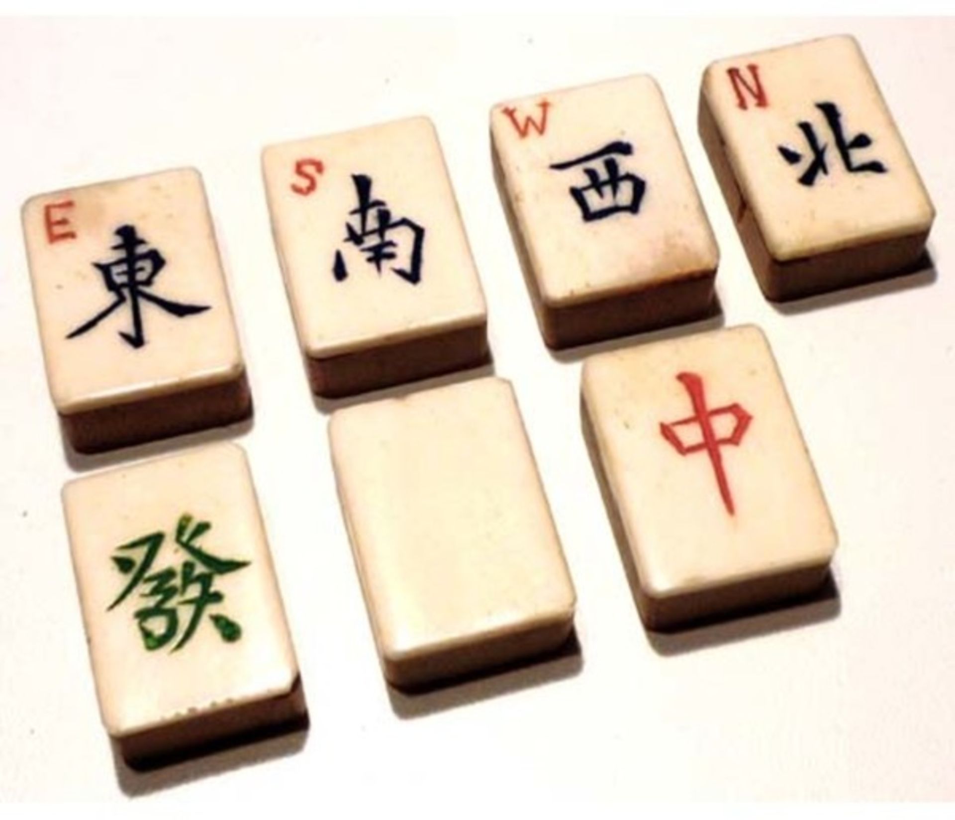 (Mahjong) Mahjong schuifdoos, ca. 1924 - Bild 6 aus 8