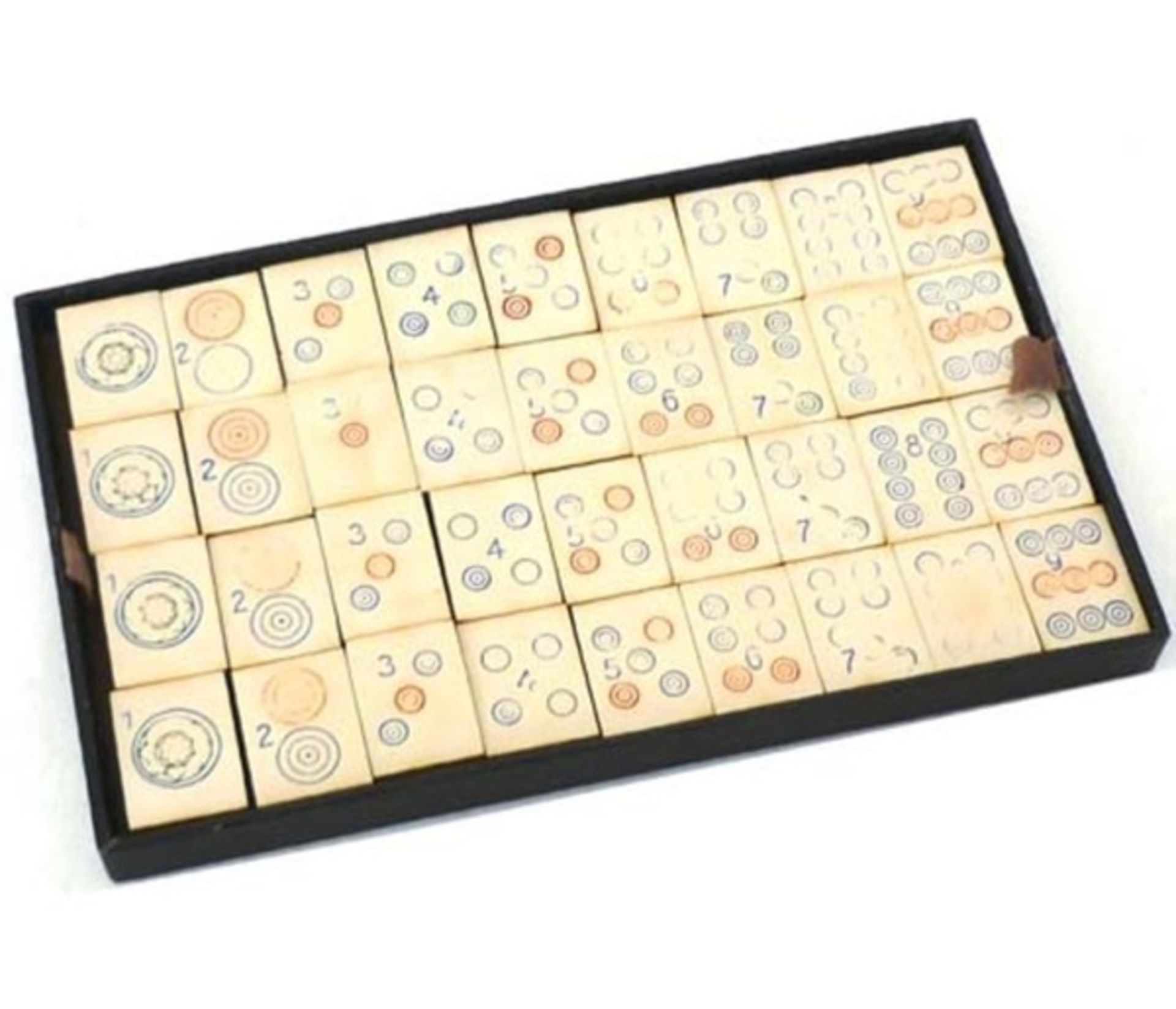 (Mahjong) Mahjong Europees, F. AD. Richter & Cie AG. ca. 1930 - Bild 12 aus 15
