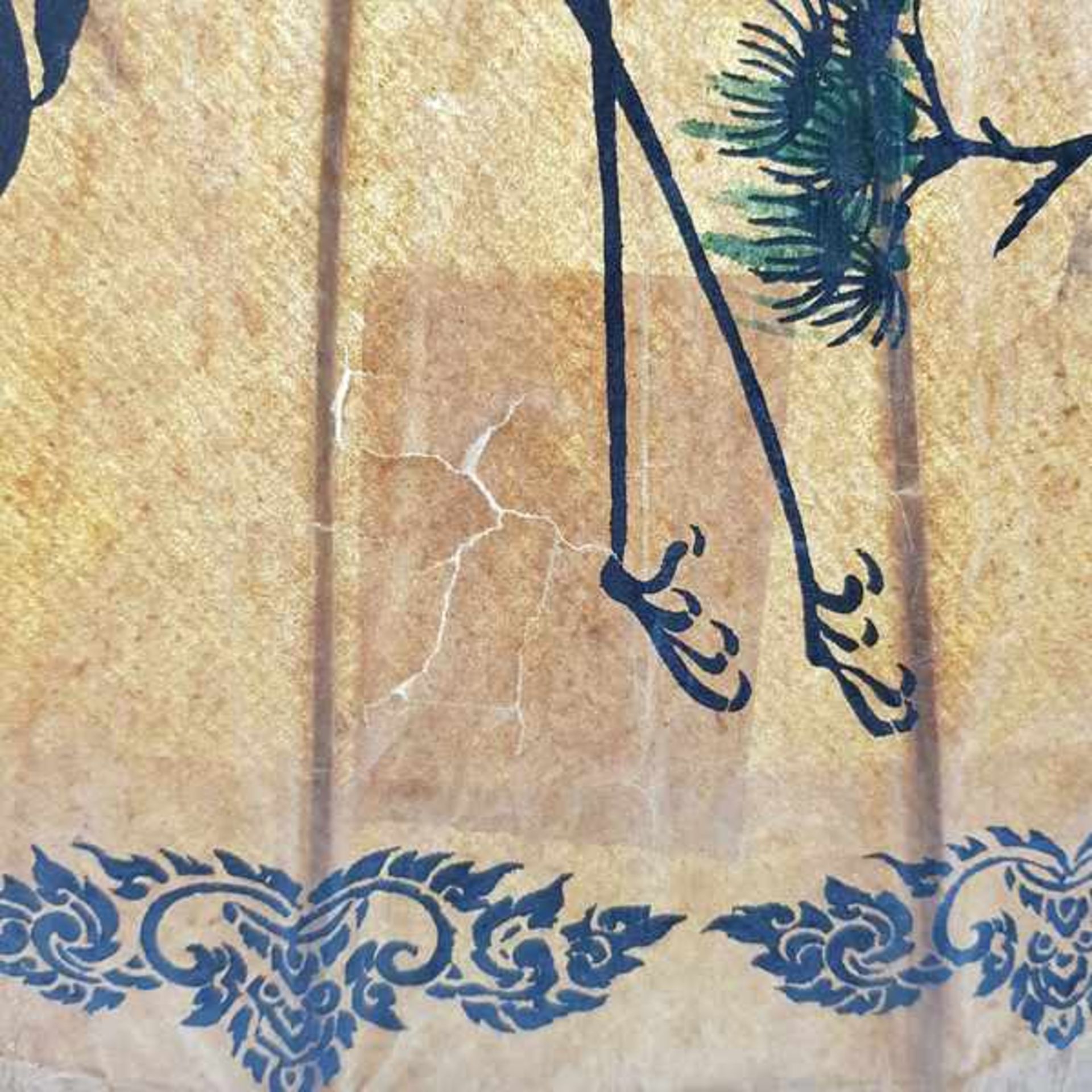 (Aziatica) Waaiers en parasol, China, eerste helft 20e eeuw - Bild 6 aus 9