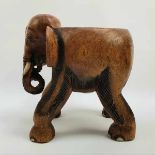 (Curiosa) Houten kruk olifant