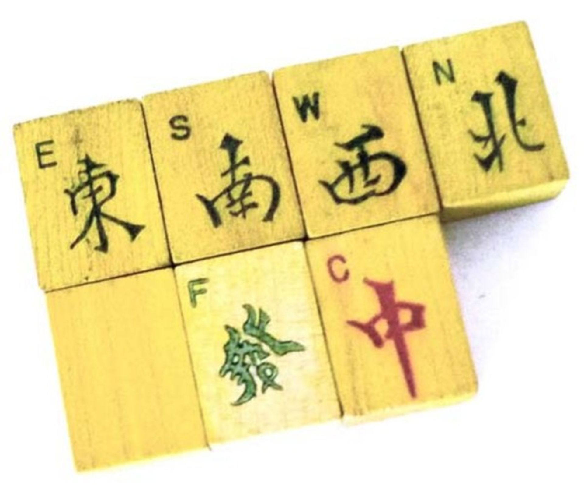 (Mahjong) Mahjong The Hillson Company Boston, Ma Chiang versie, jaren '20 - Bild 10 aus 13