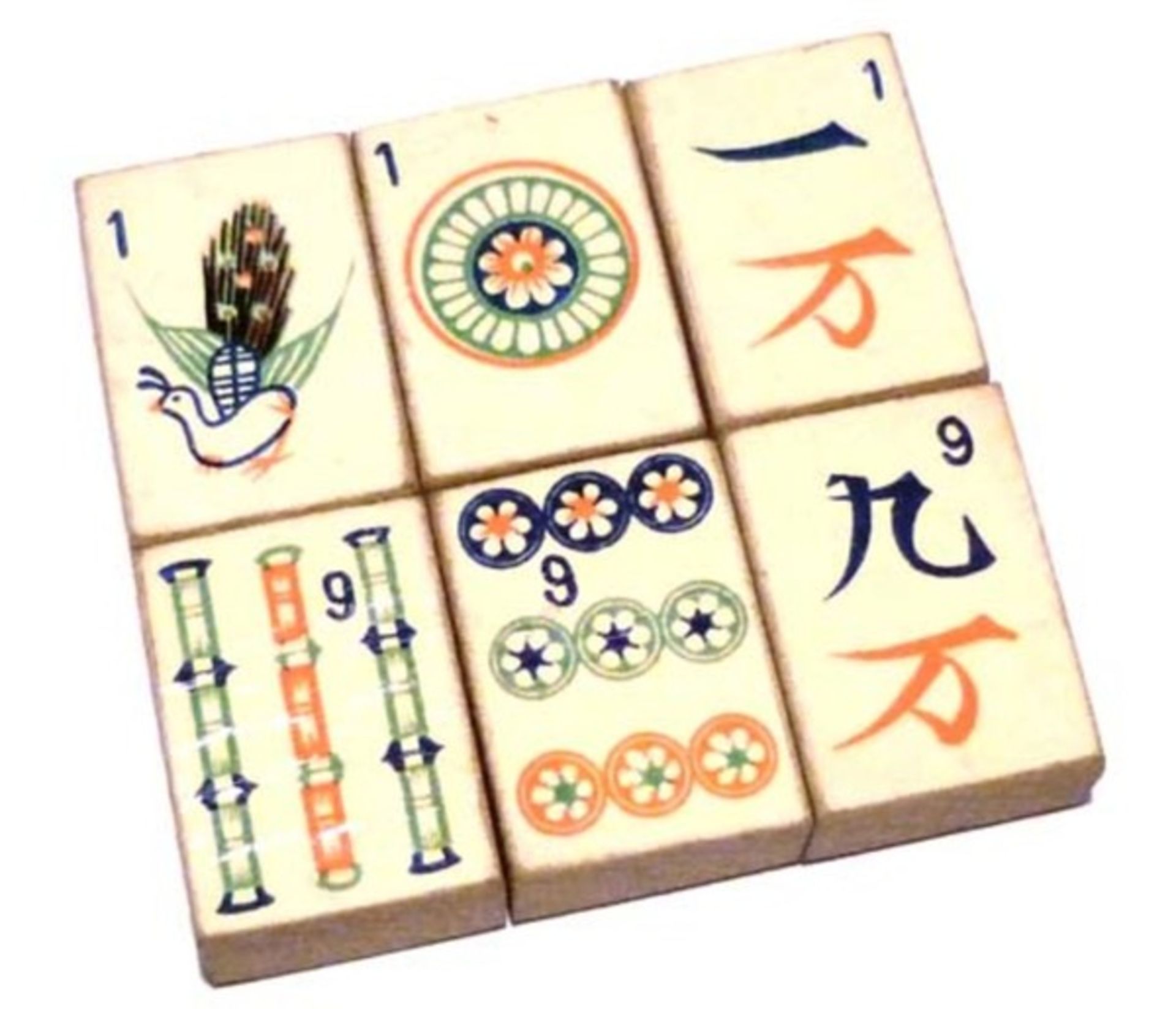(Mahjong) Mahjong Chad Valley, 4-laden doos, 1924 - Bild 17 aus 17